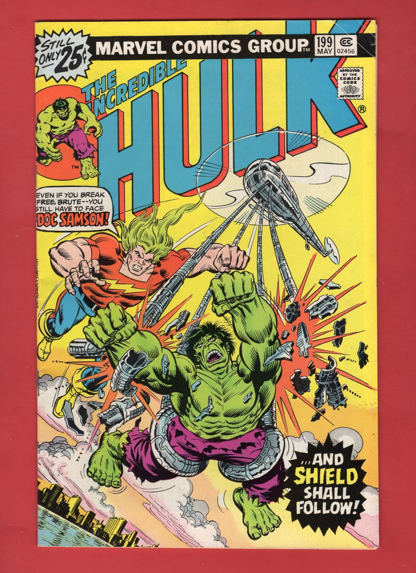 Incredible Hulk #199, May 1976, 6.0 FN