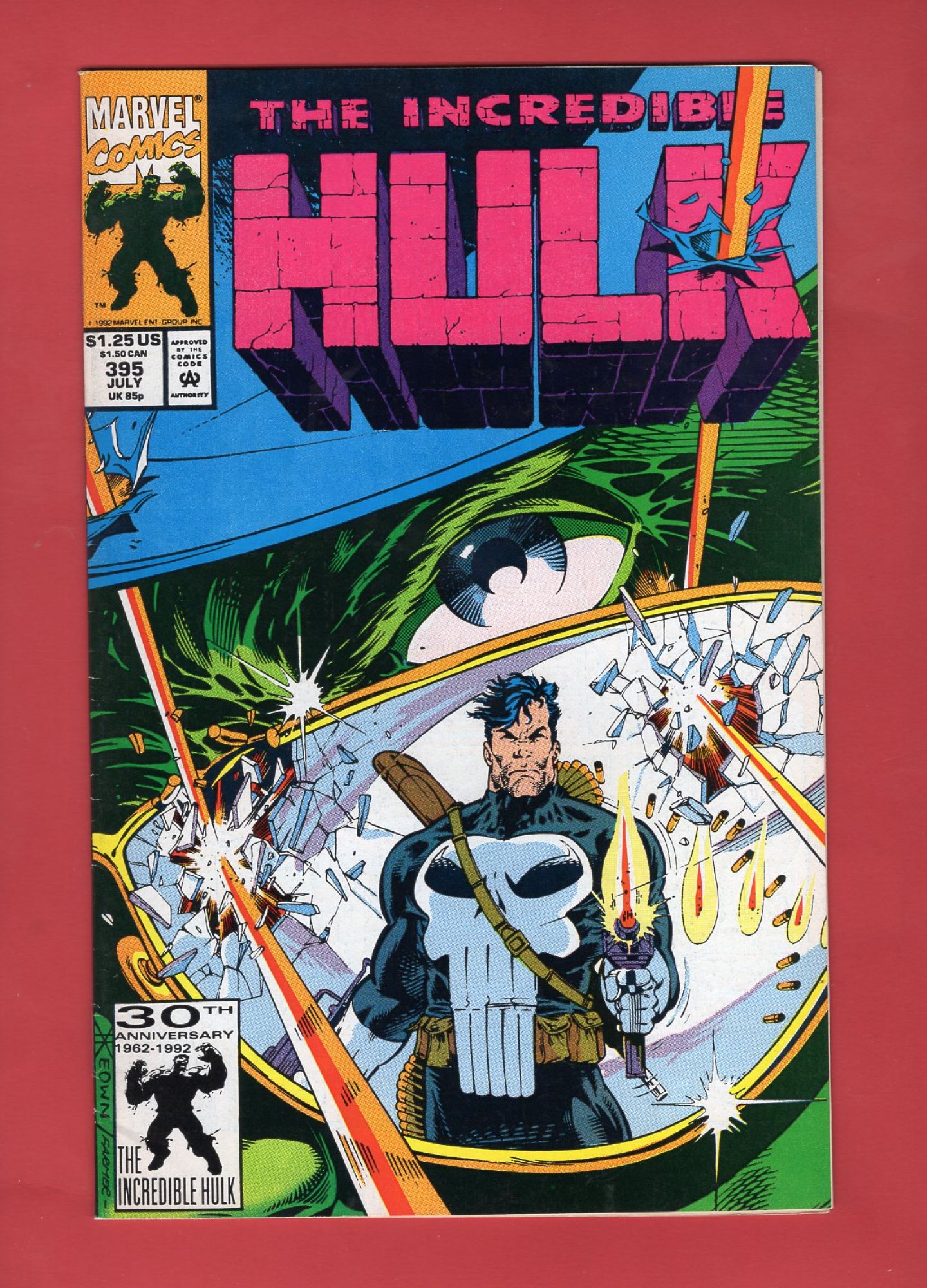 Incredible Hulk #395, Jul 1992, 7.5 VF-