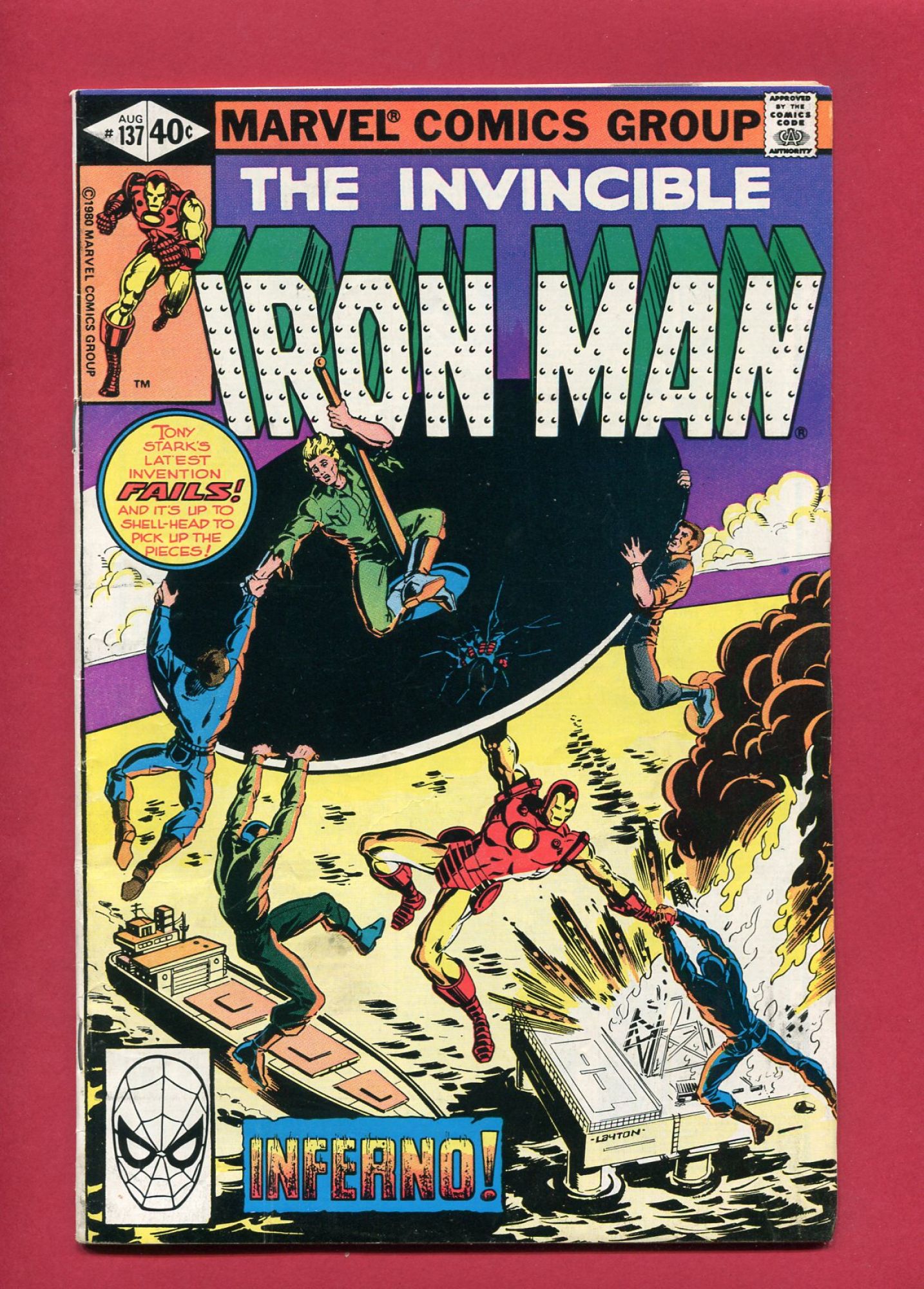 Iron Man #137, Aug 1980, 7.0 FN/VF