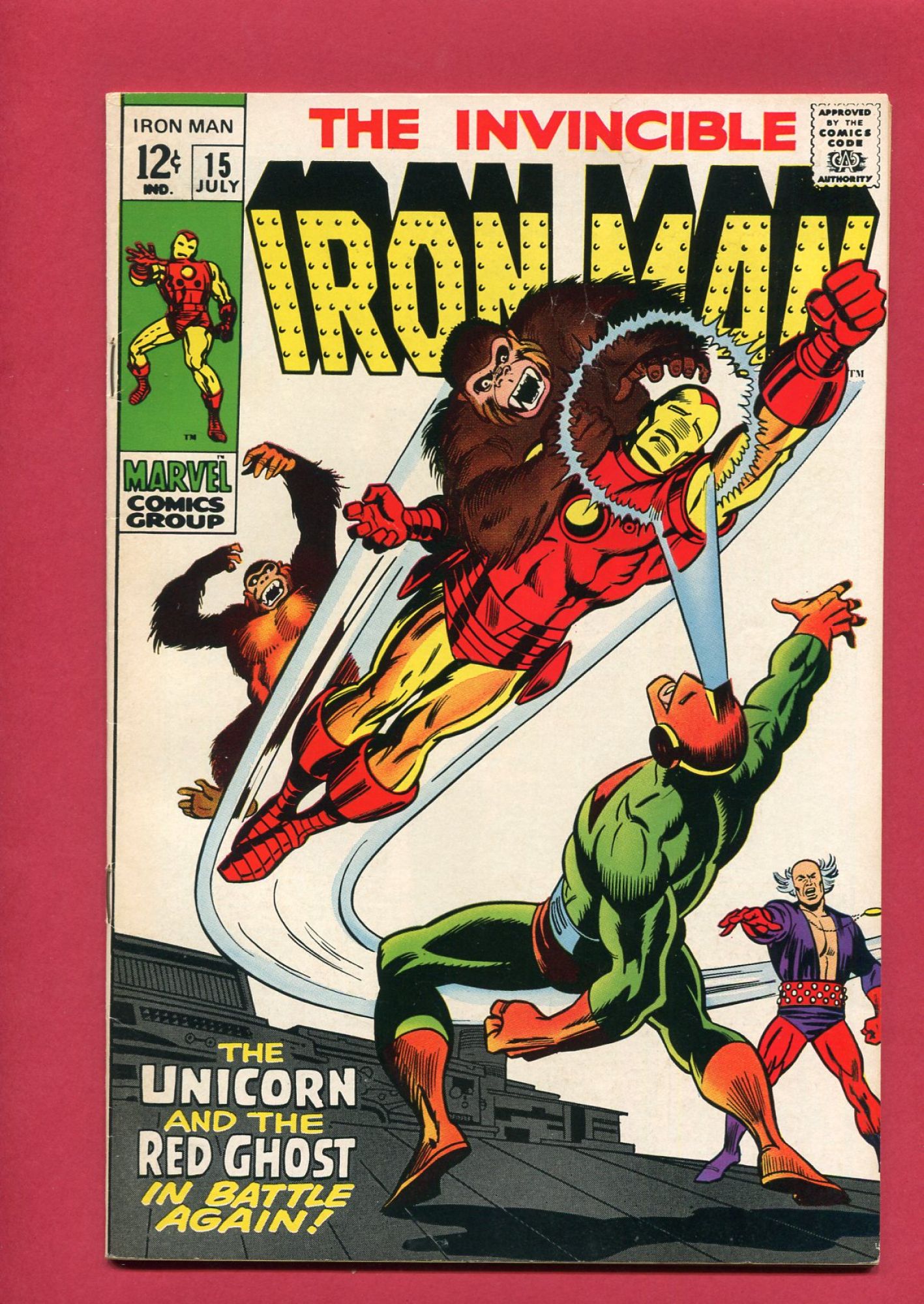 Iron Man #15, Jul 1969, 8.0 VF