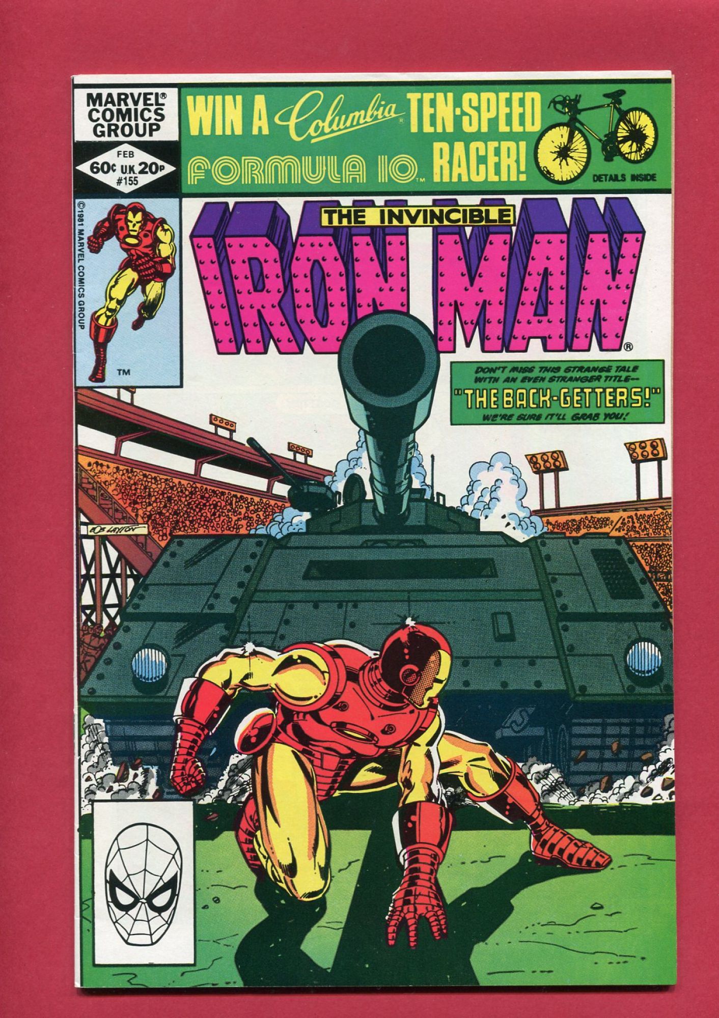 Iron Man #155, Feb 1982, 8.5 VF+