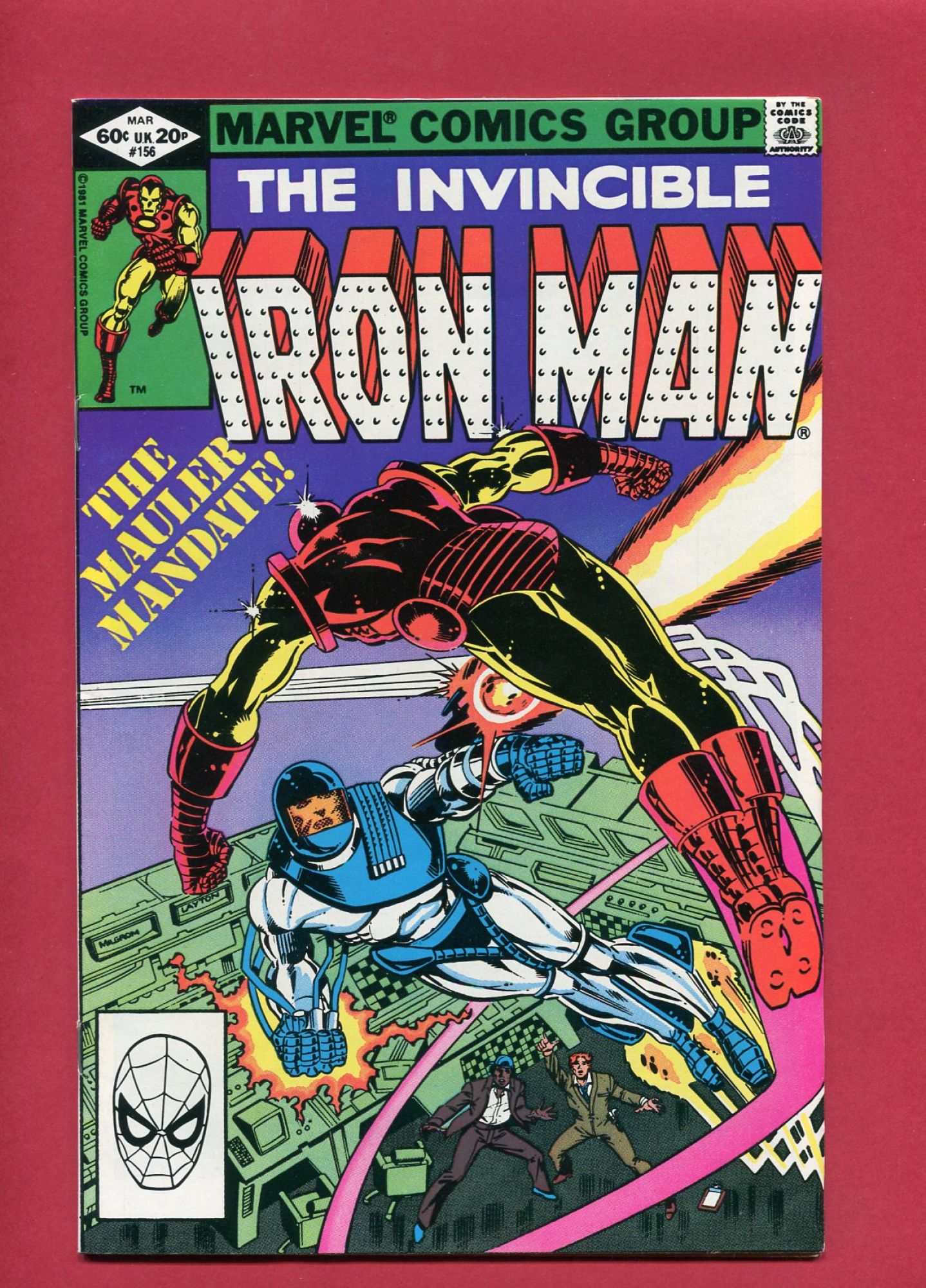 Iron Man #156, Mar 1982, 8.0 VF