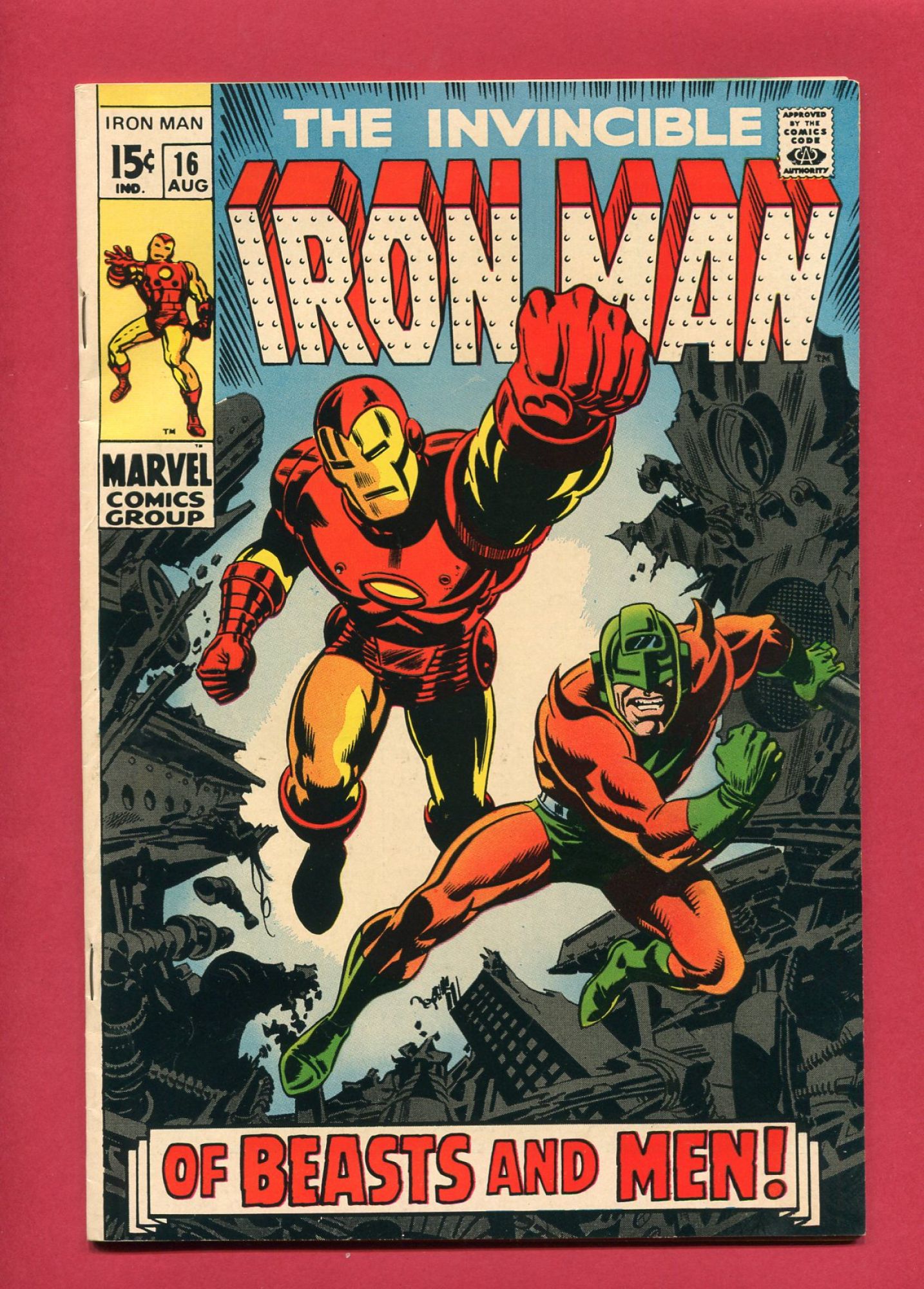 Iron Man #16, Aug 1969, 8.0 VF