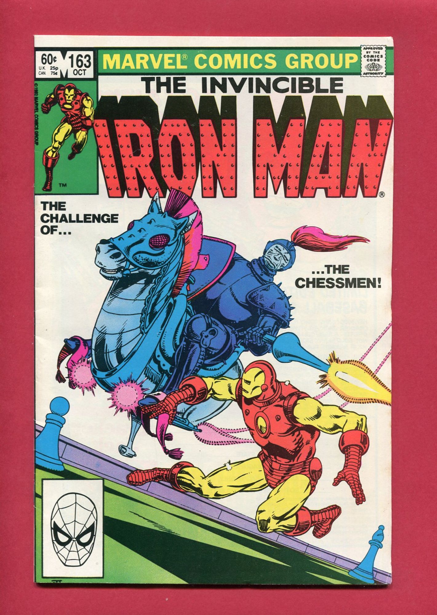 Iron Man #163, Oct 1982, 7.0 FN/VF