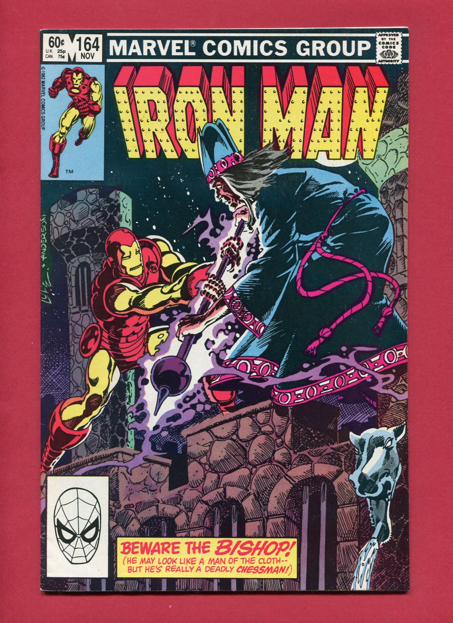 Iron Man #164, Nov 1982, 8.0 VF