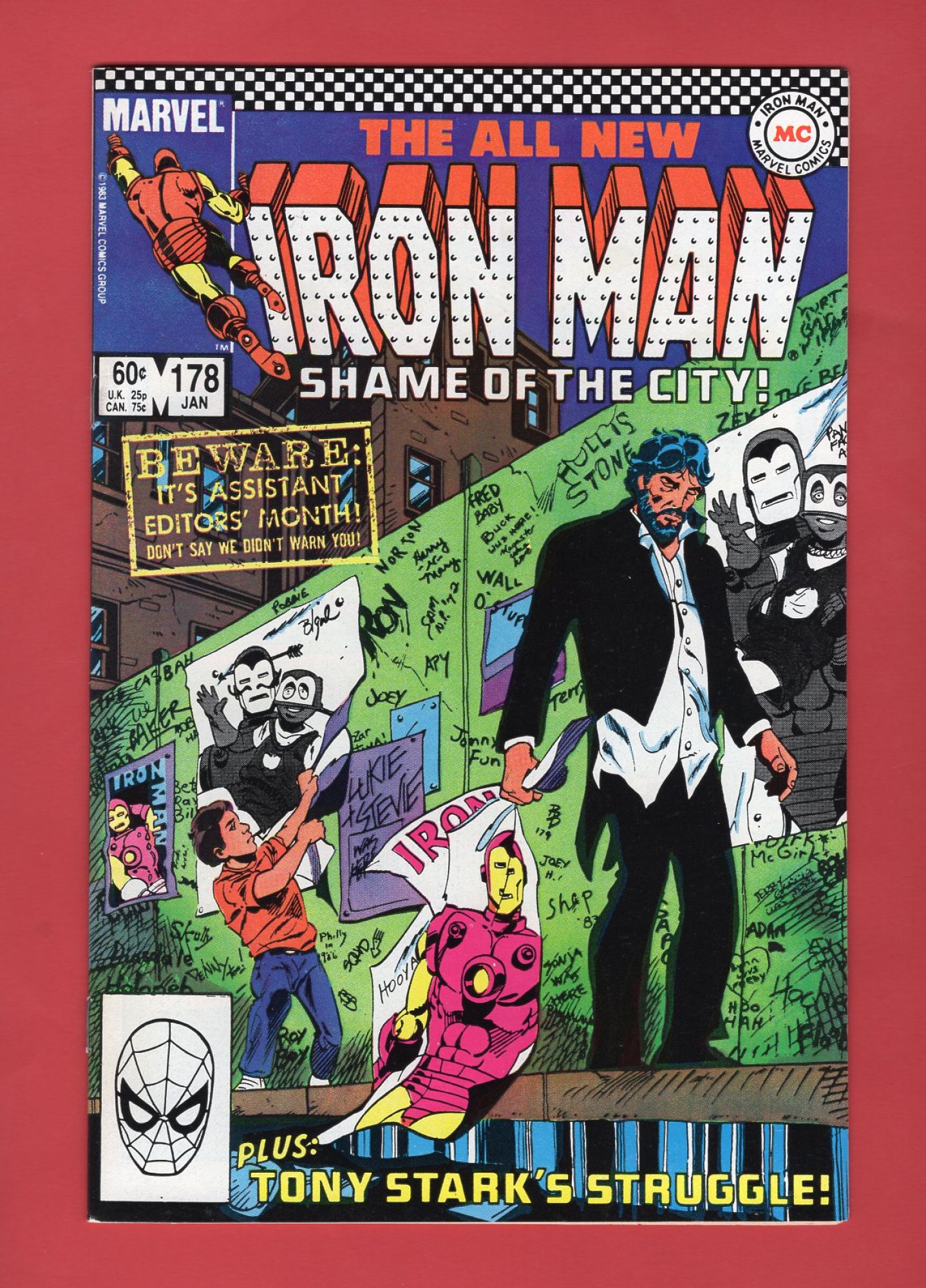 Iron Man #178, Jan 1984, 8.5 VF+
