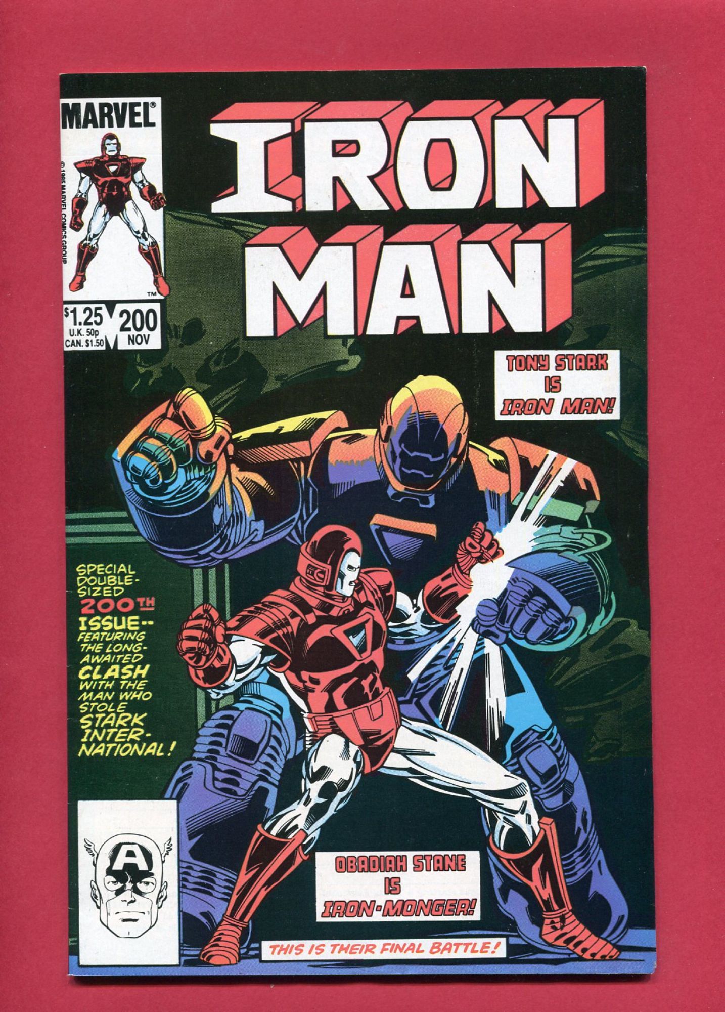 Iron Man #200, Nov 1985, 8.0 VF