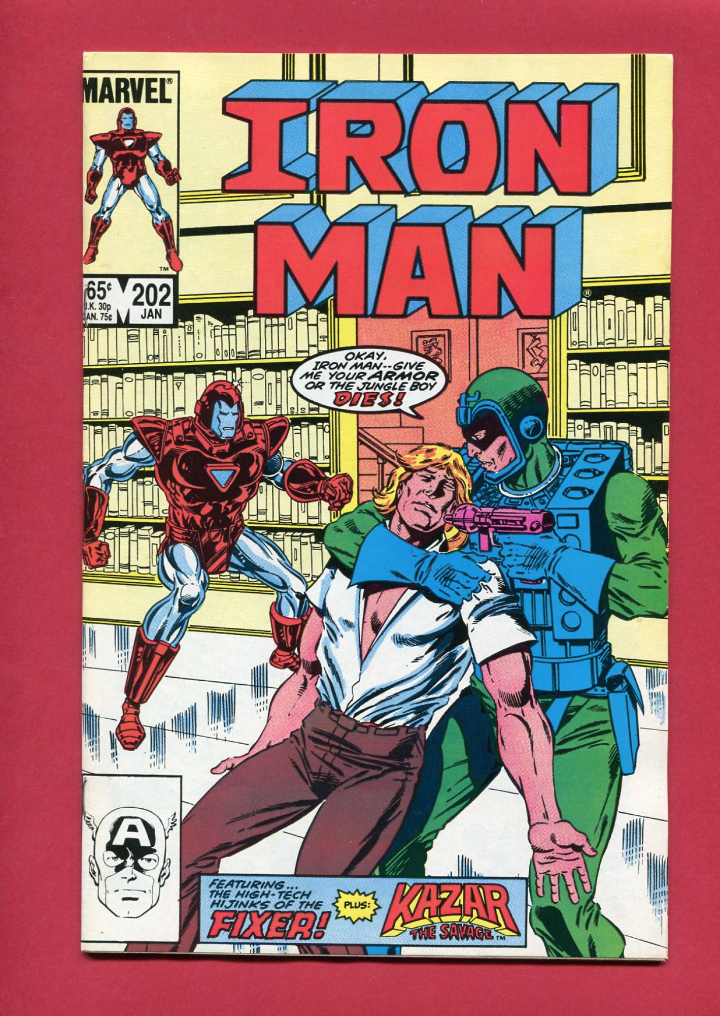 Iron Man #202, Jan 1986, 9.2 NM-