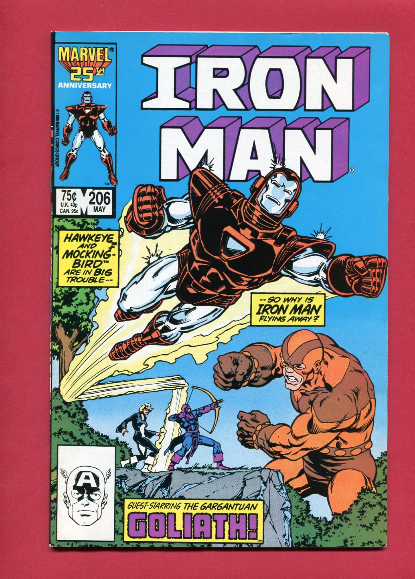 Iron Man #206, May 1986, 9.2 NM-