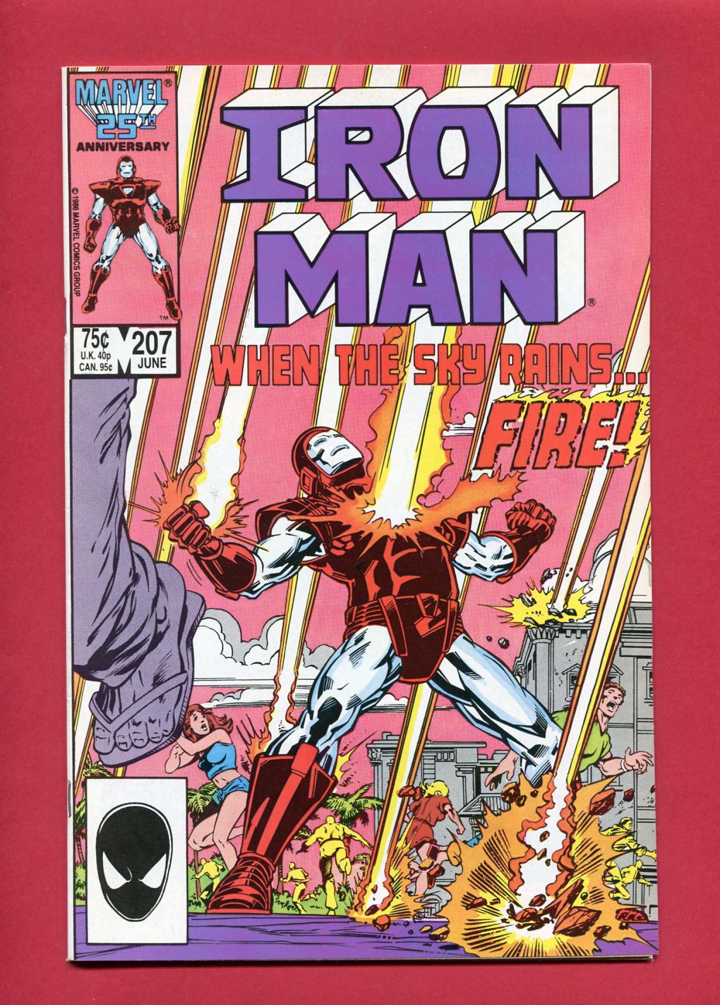 Iron Man #207, Jun 1986, 7.5 VF-