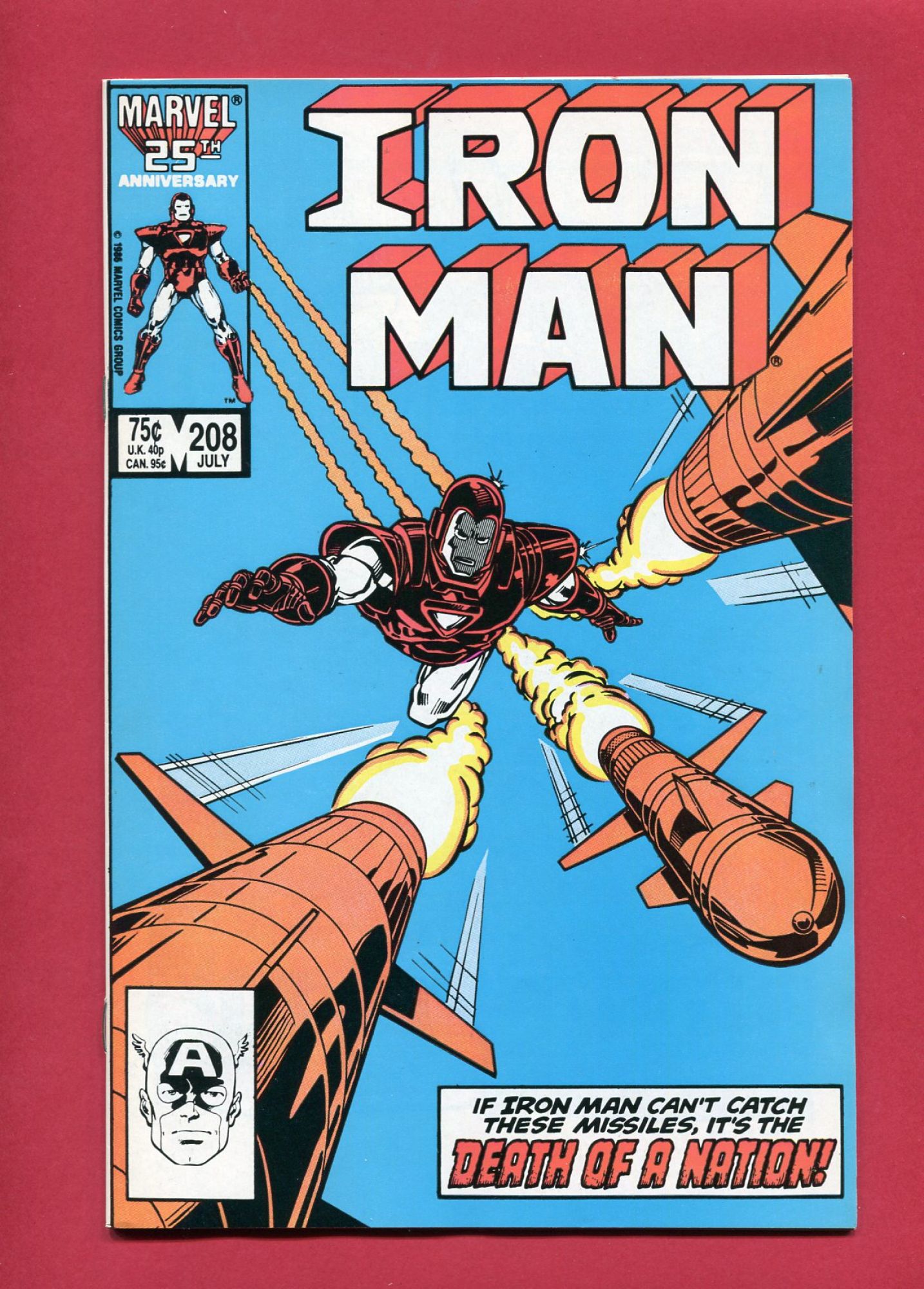 Iron Man #208, Jul 1986, 9.2 NM-