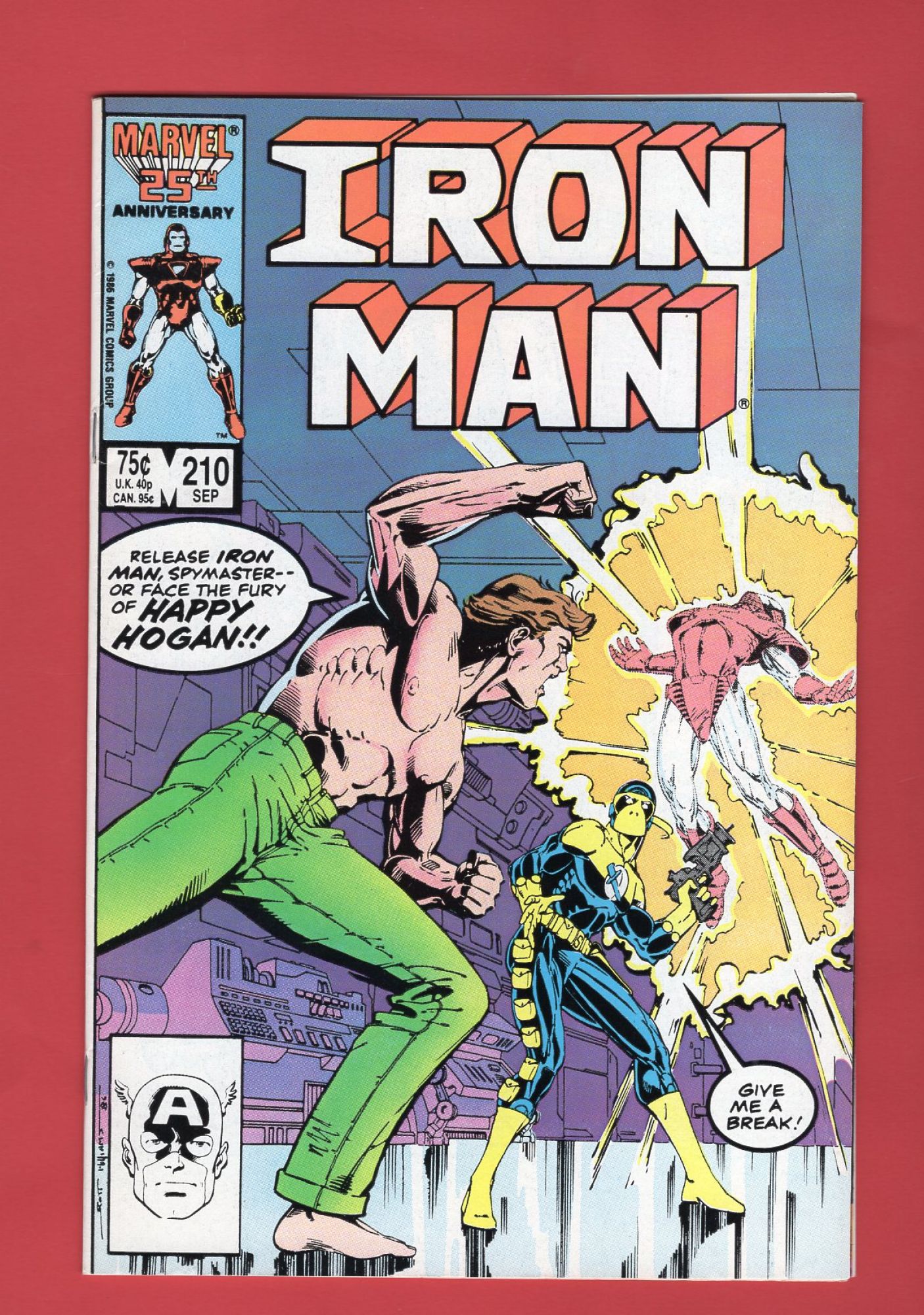 Iron Man #210, Sep 1986, 8.5 VF+