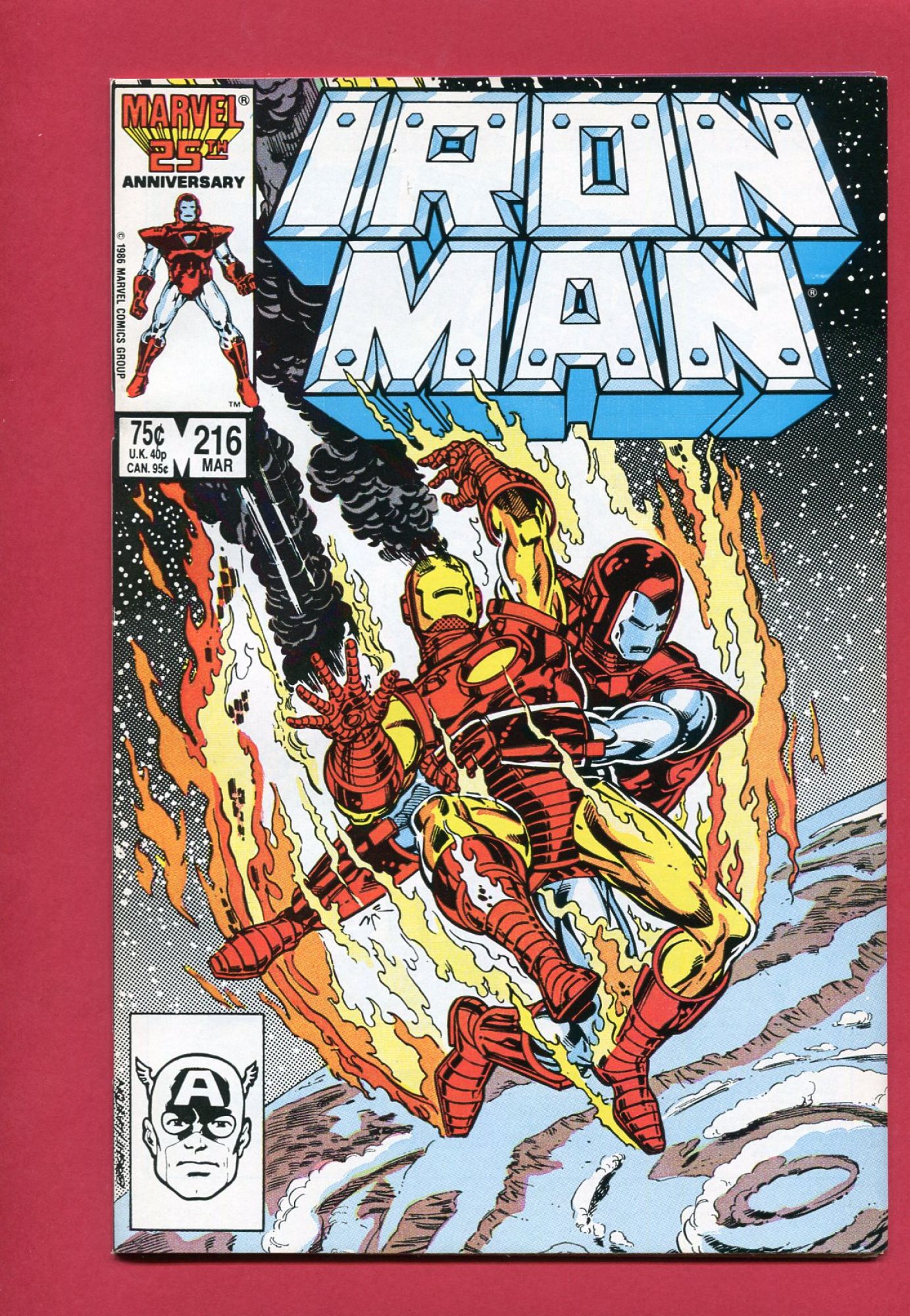 Iron Man #216, Mar 1987, 9.2 NM-