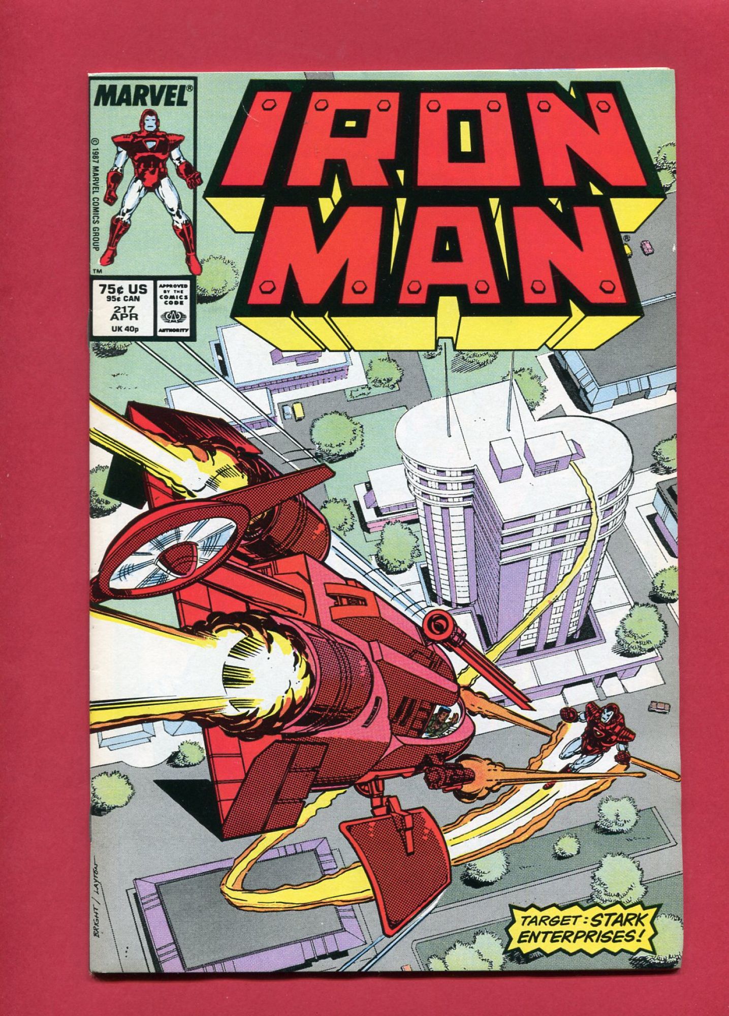 Iron Man #217, Apr 1987, 9.2 NM-