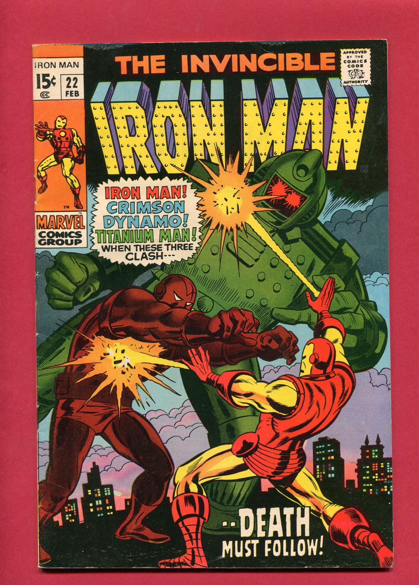 Iron Man #22, Feb 1970, 7.0 FN/VF