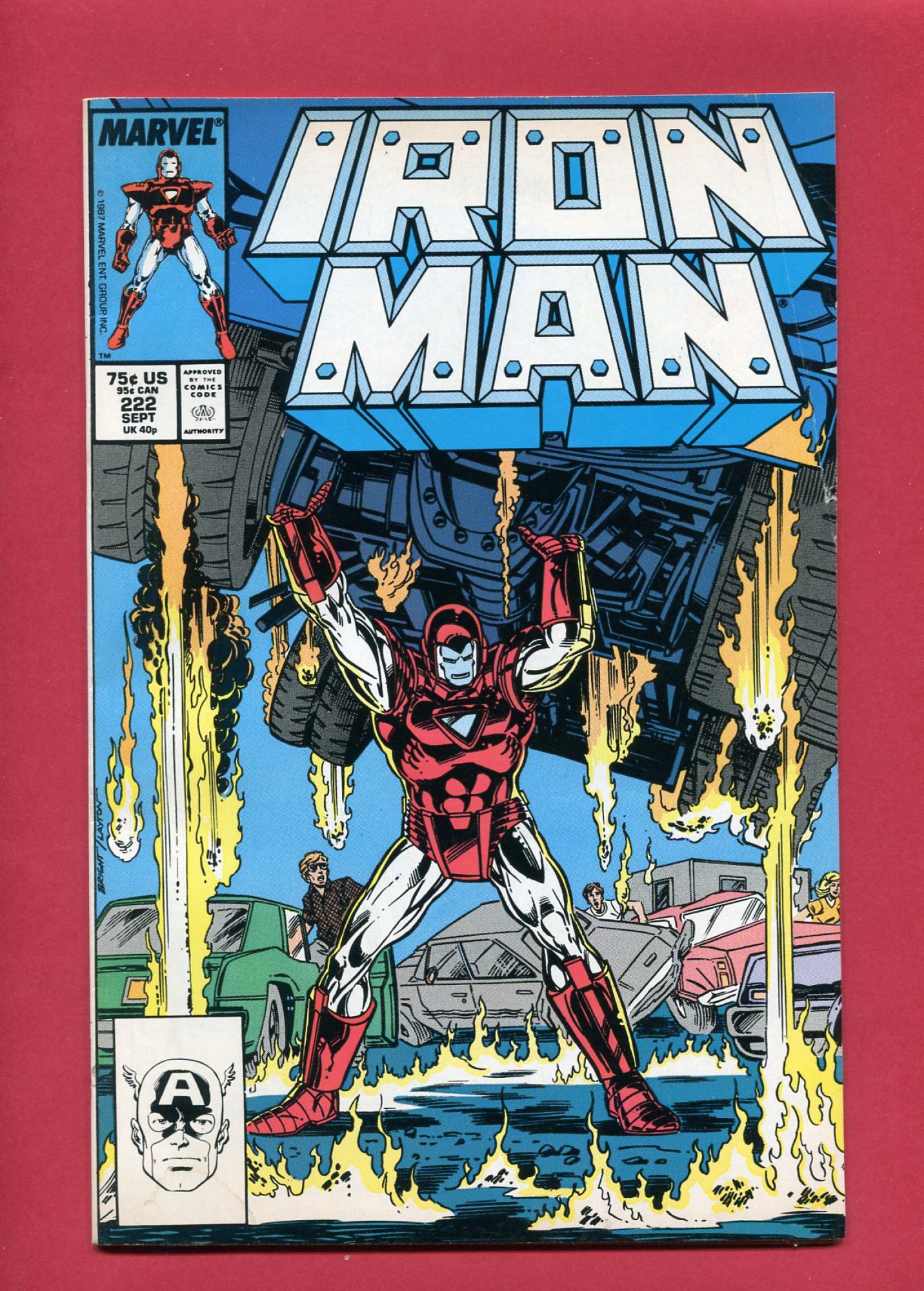 Iron Man #222, Sep 1987, 8.0 VF