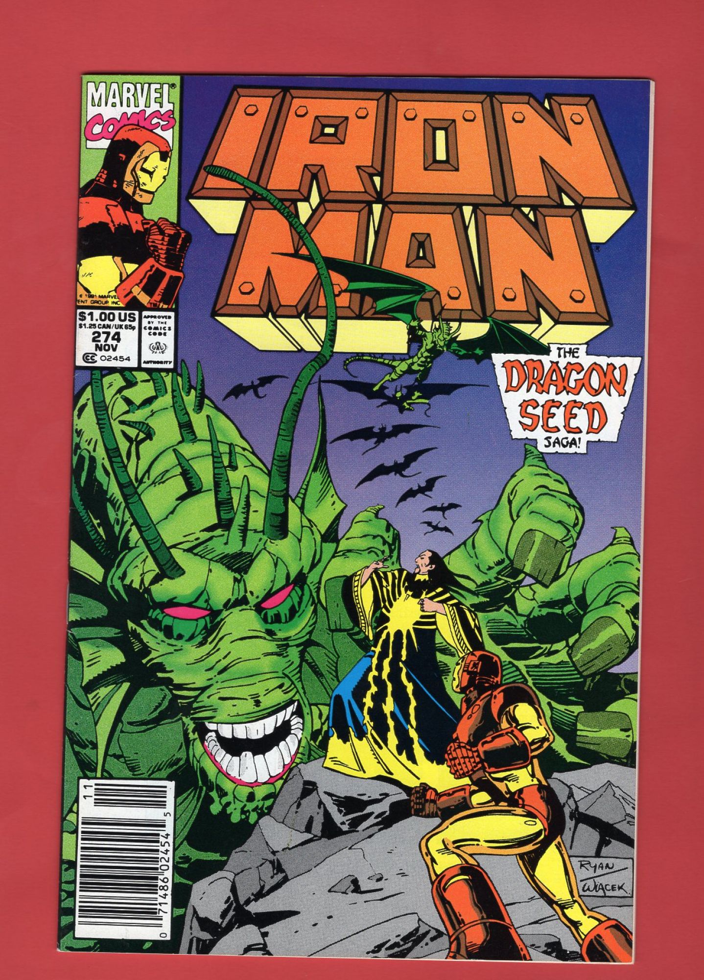 Iron Man #274, Nov 1991, 8.5 VF+