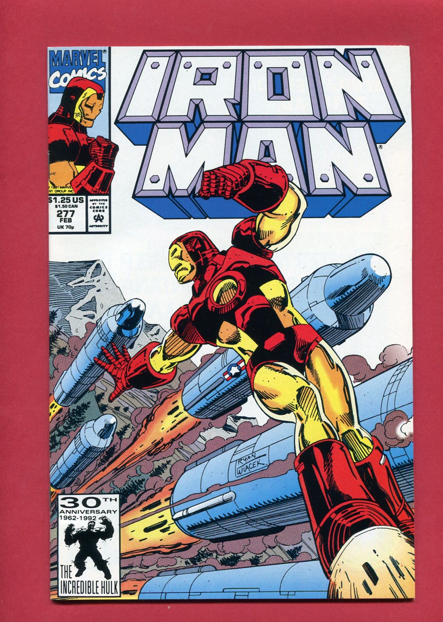 Iron Man #277, Feb 1992, 9.2 NM-