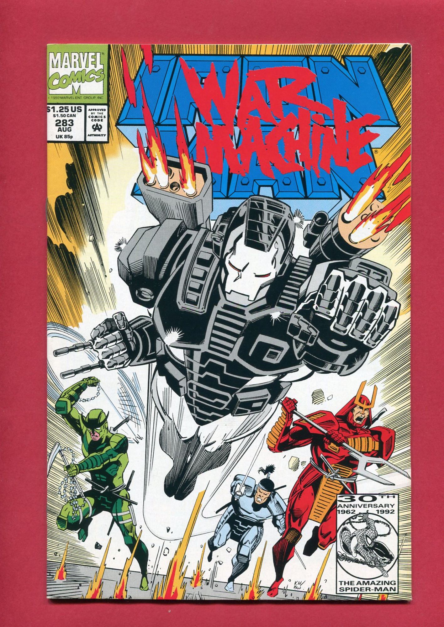 Iron Man #283, Aug 1992, 8.5 VF+