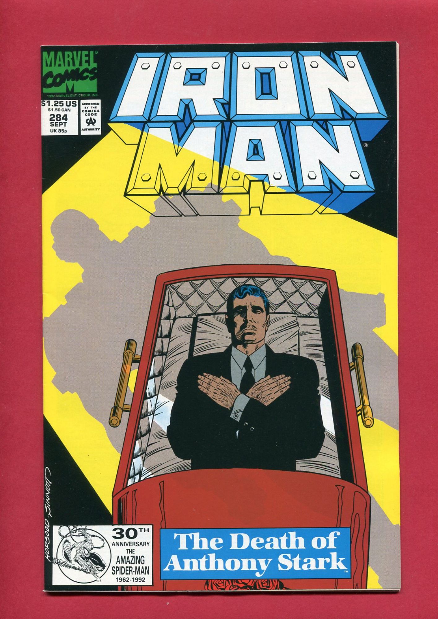 Iron Man #284, Sep 1992, 8.5 VF+