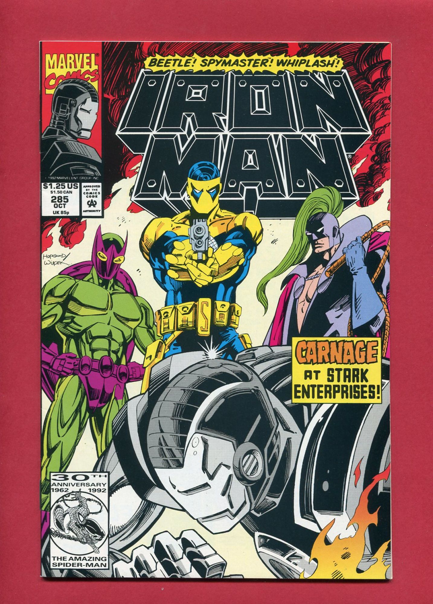 Iron Man #285, Oct 1992, 8.5 VF+
