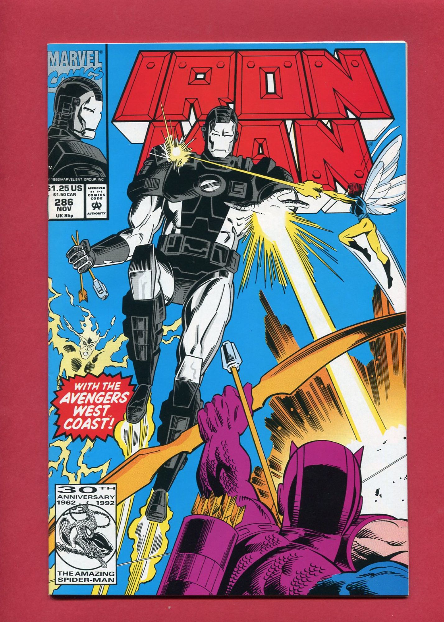 Iron Man #286, Nov 1992, 8.0 VF