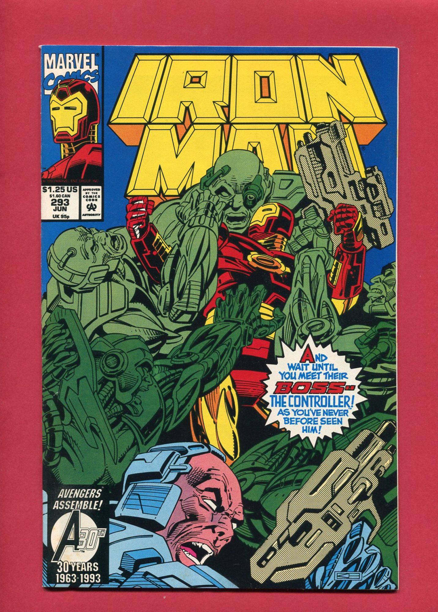 Iron Man #293, Jun 1993, 8.5 VF+