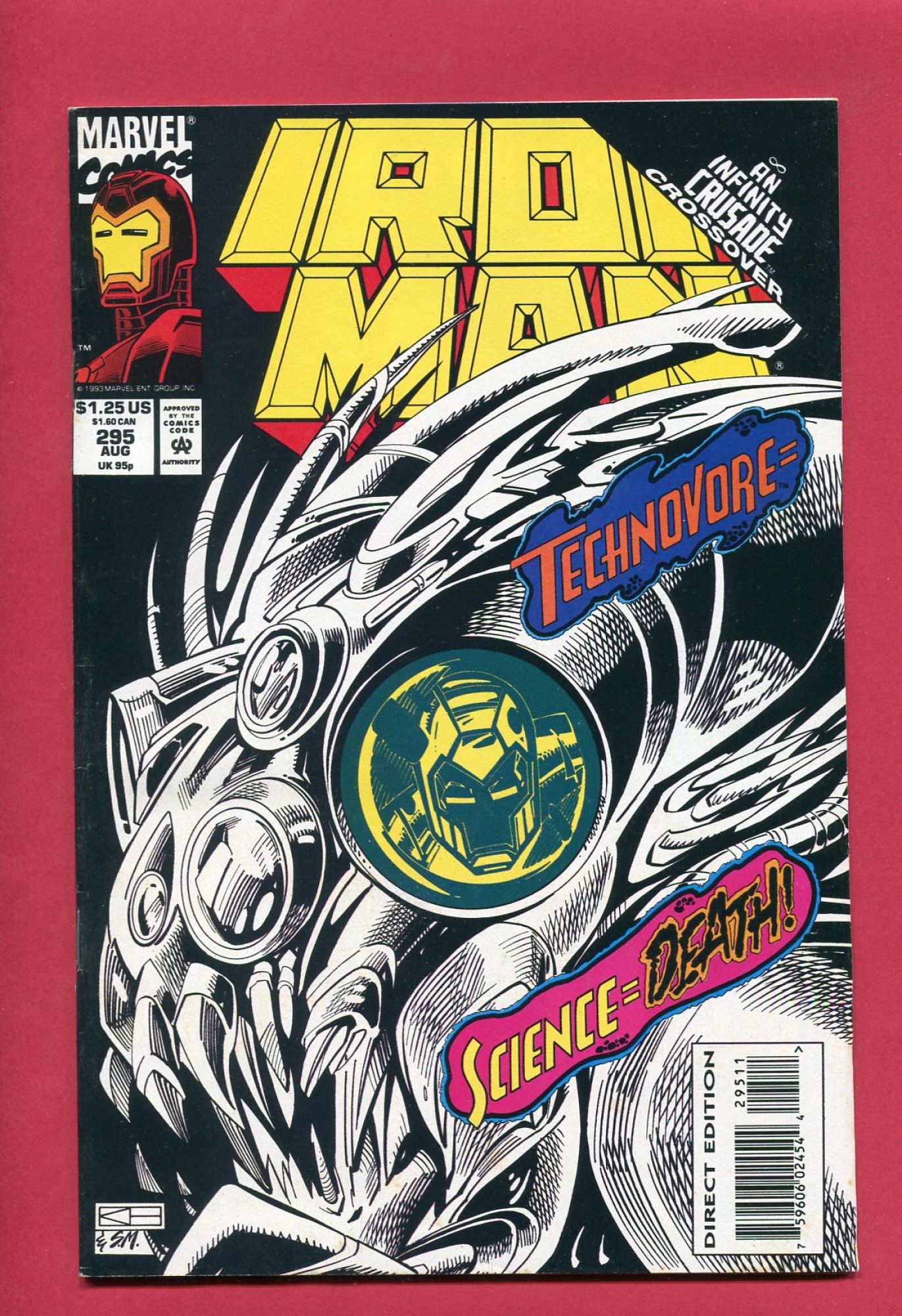 Iron Man #295, Aug 1993, 6.5 FN+