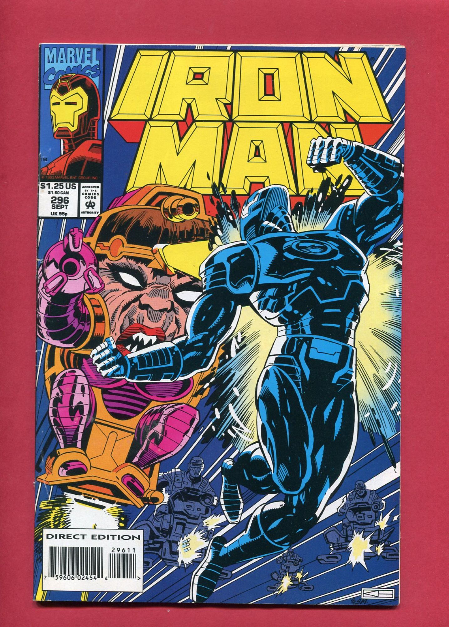 Iron Man #296, Sep 1993, 7.0 FN/VF