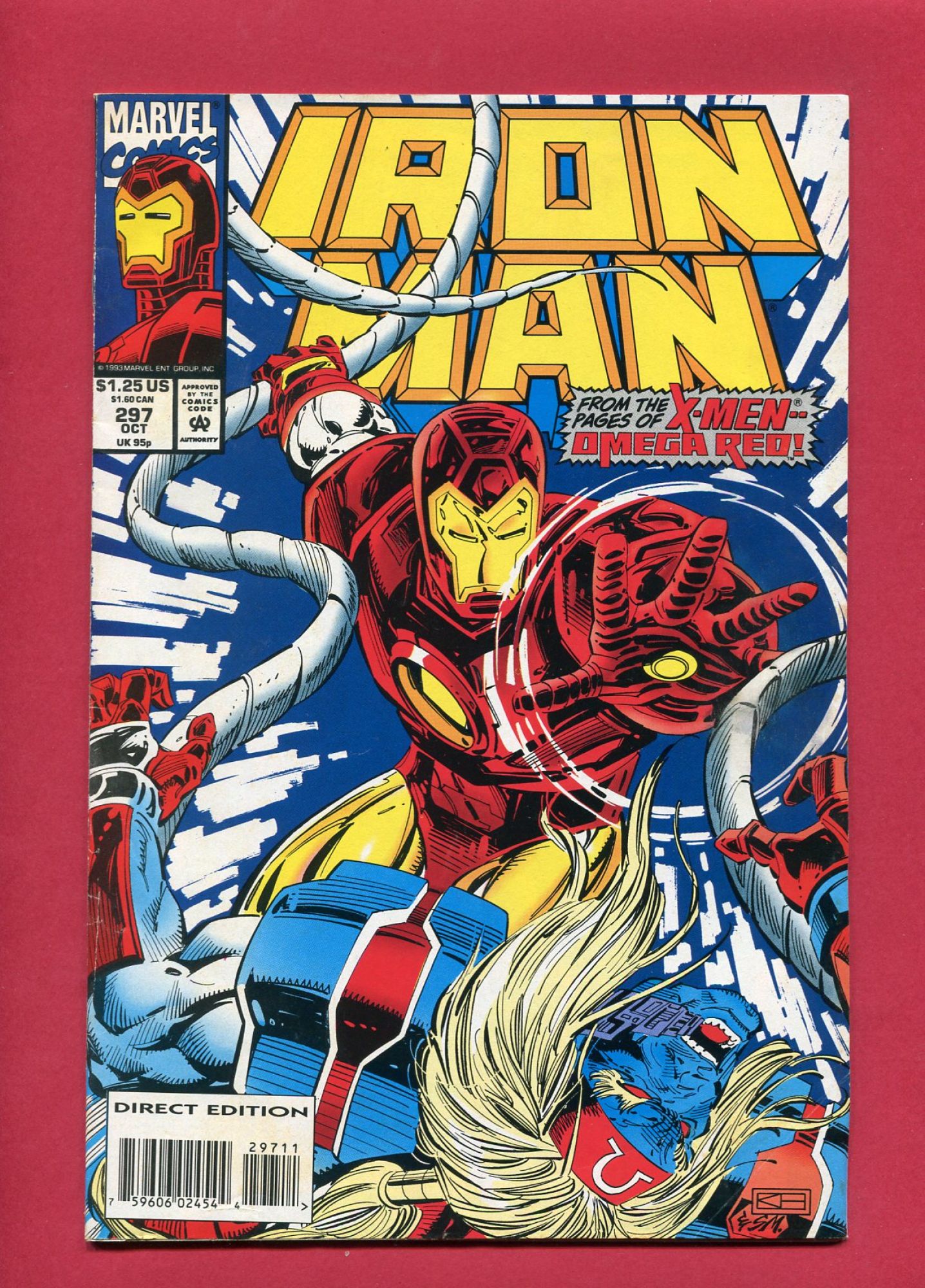 Iron Man #297, Oct 1993, 7.0 FN/VF