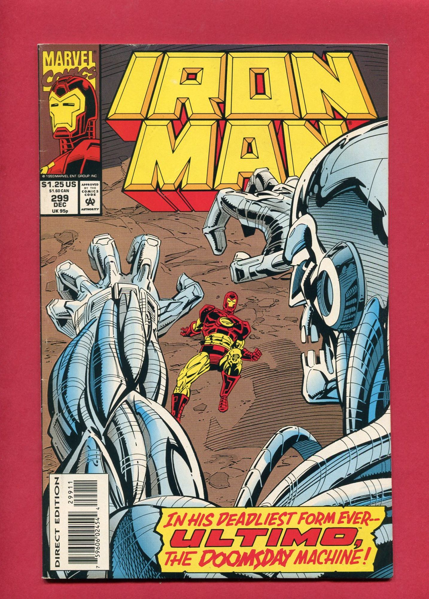Iron Man #299, Dec 1993, 7.0 FN/VF