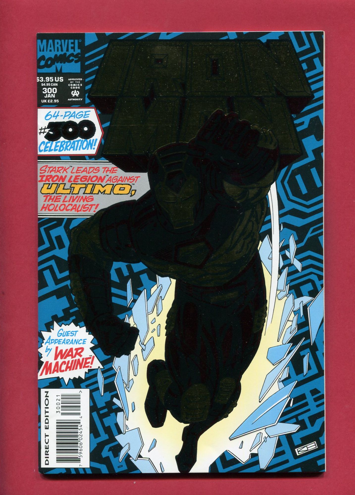Iron Man #300, Jan 1994, 9.2 NM-