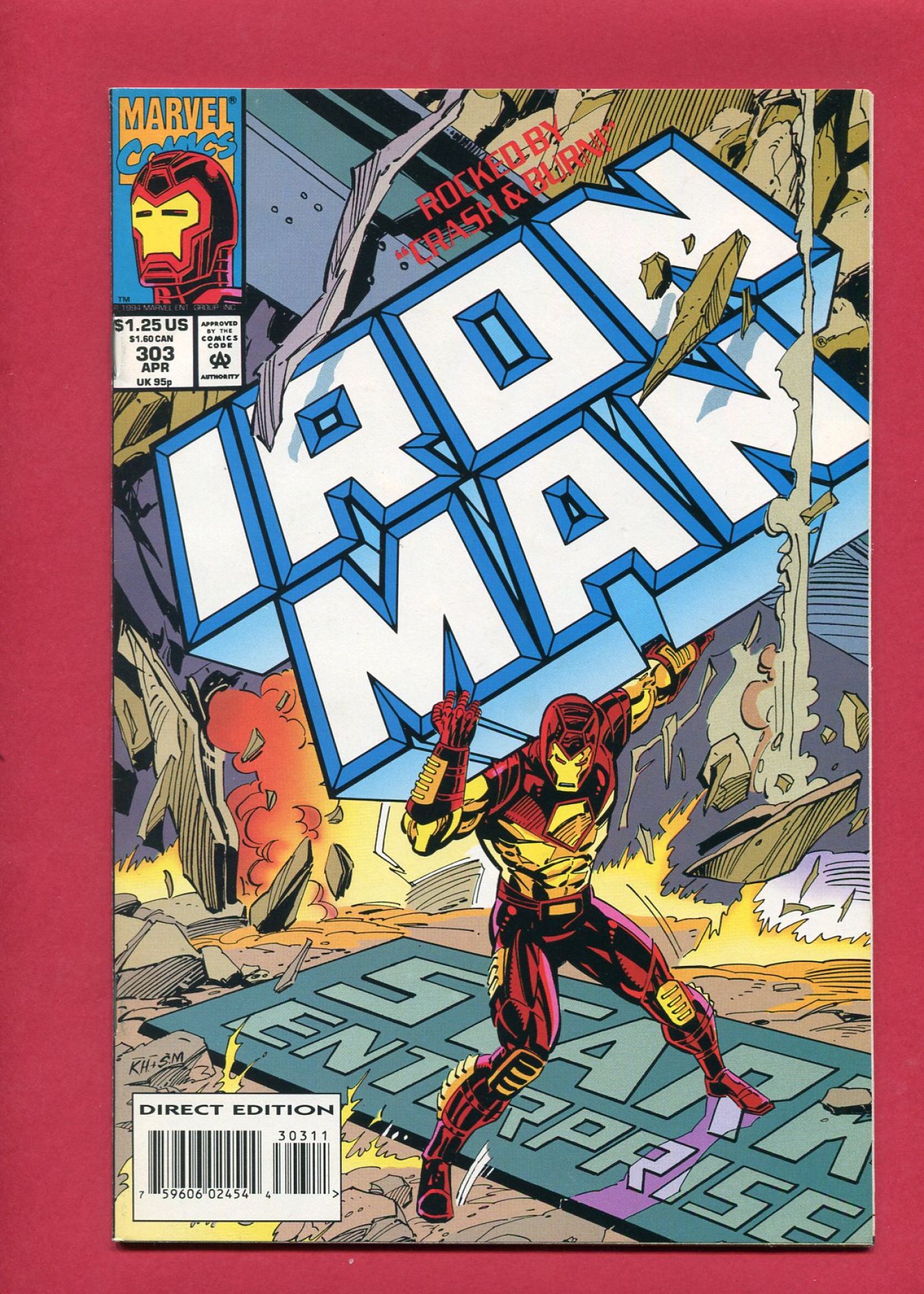 Iron Man #303, Apr 1994, 8.5 VF+