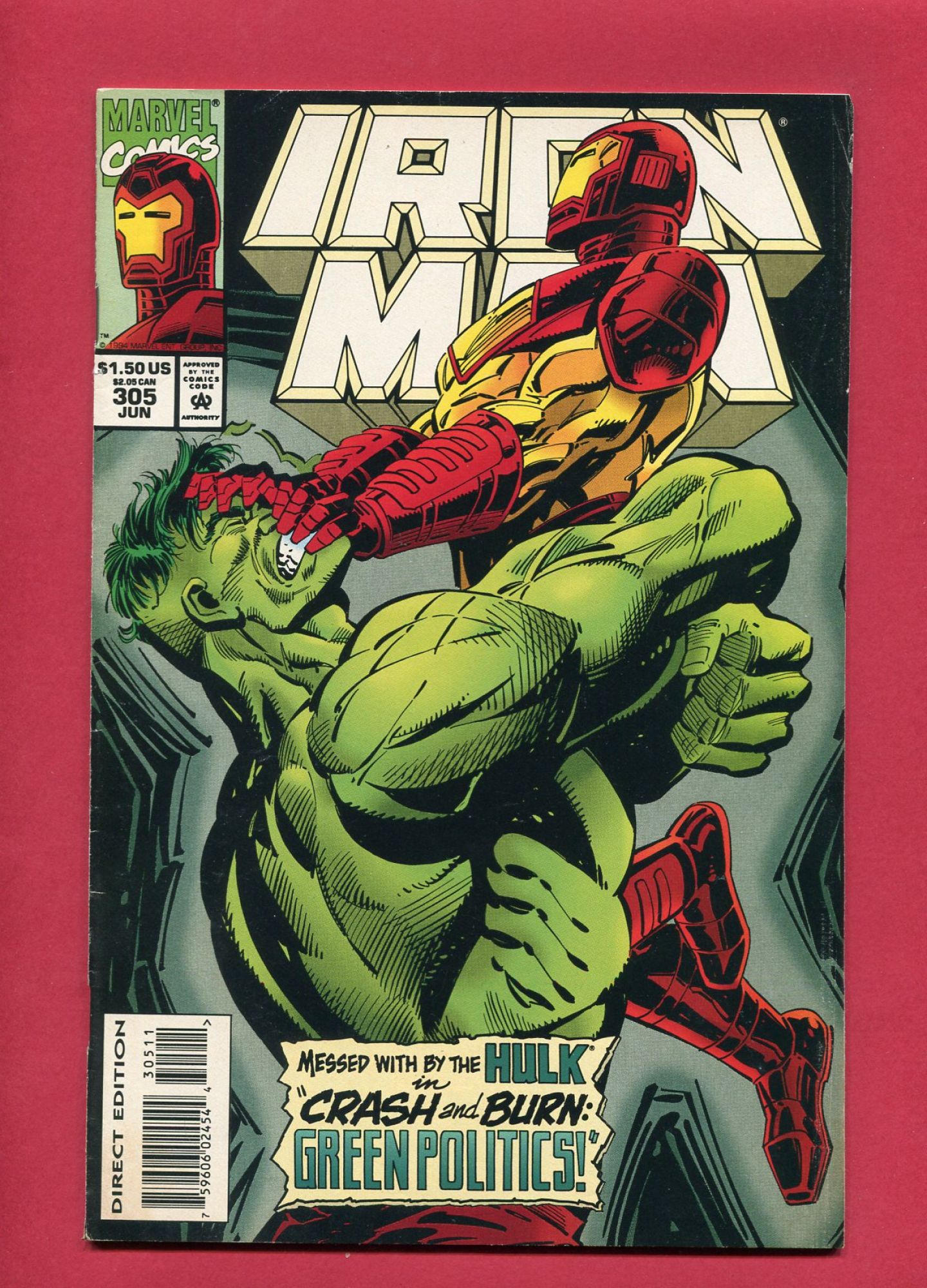 Iron Man #305, Jun 1994, 7.5 VF-