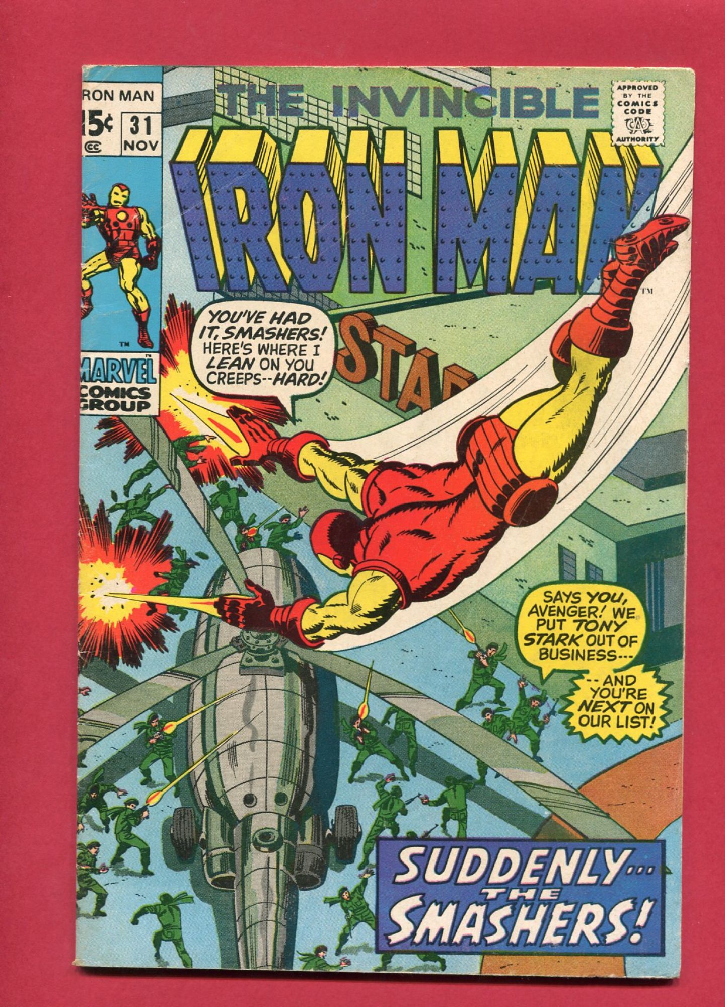 Iron Man #31, Nov 1970, 5.0 VG/FN