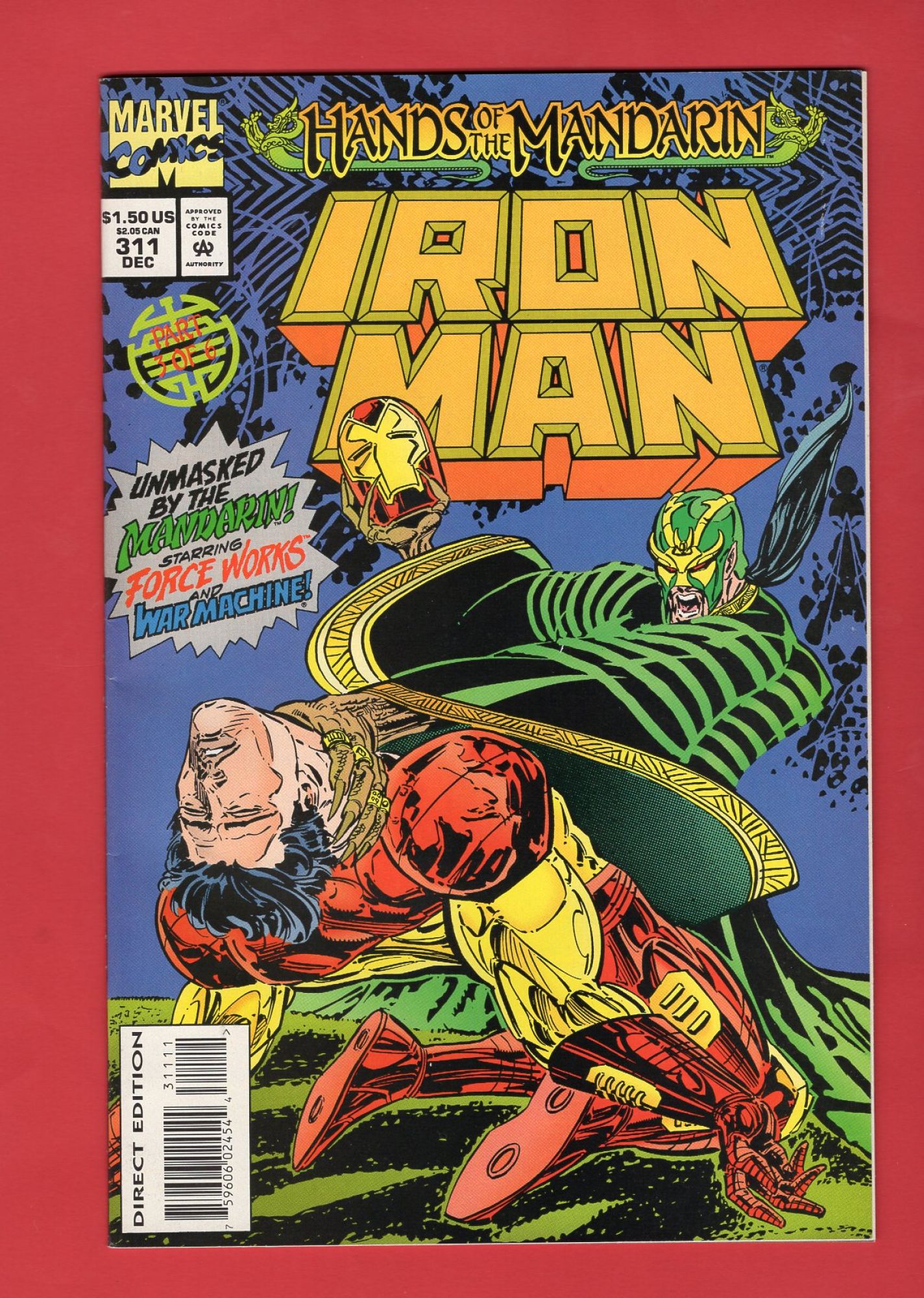 Iron Man #311, Dec 1994, 9.2 NM-