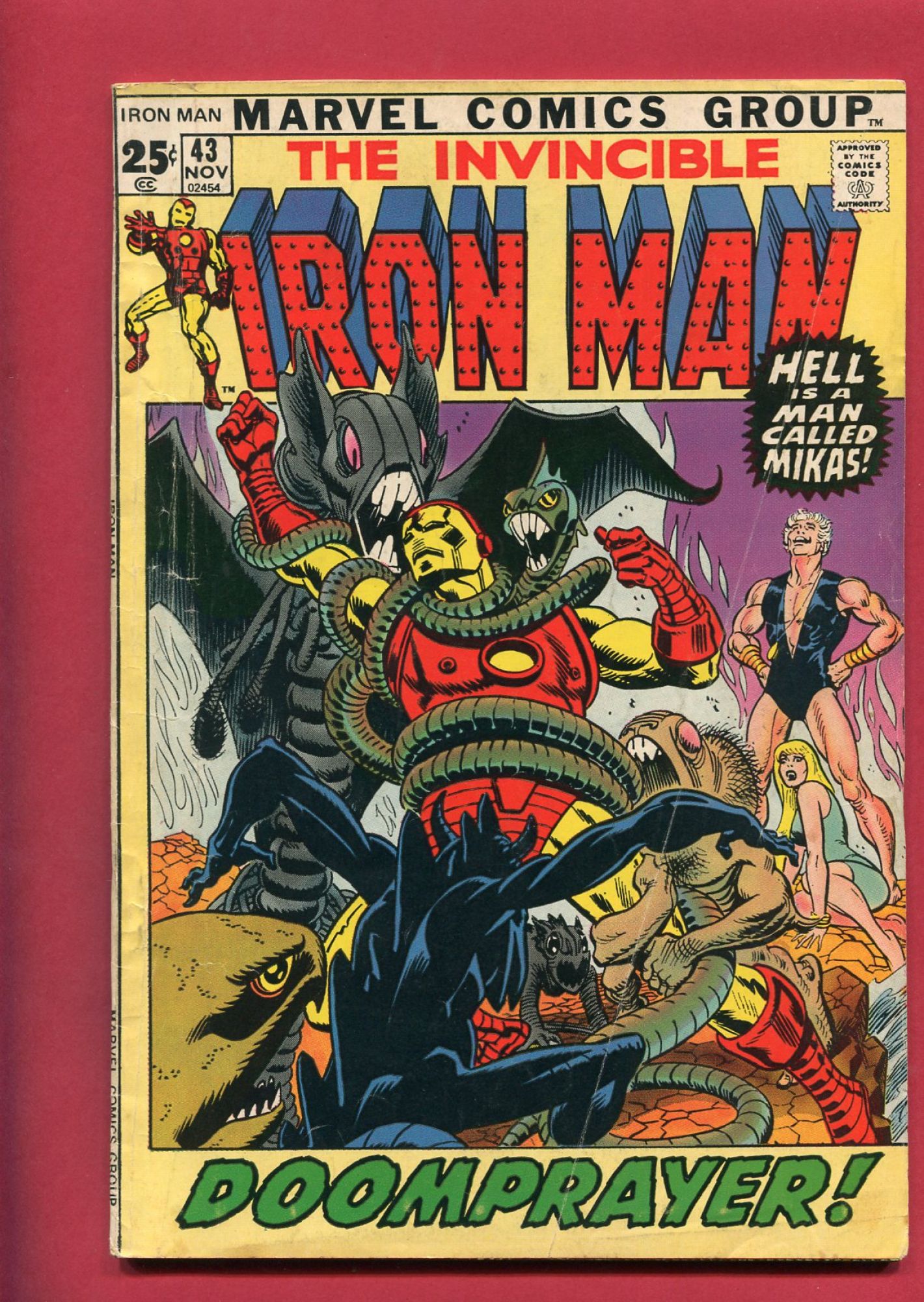 Iron Man #43, Nov 1971, 3.5 VG-