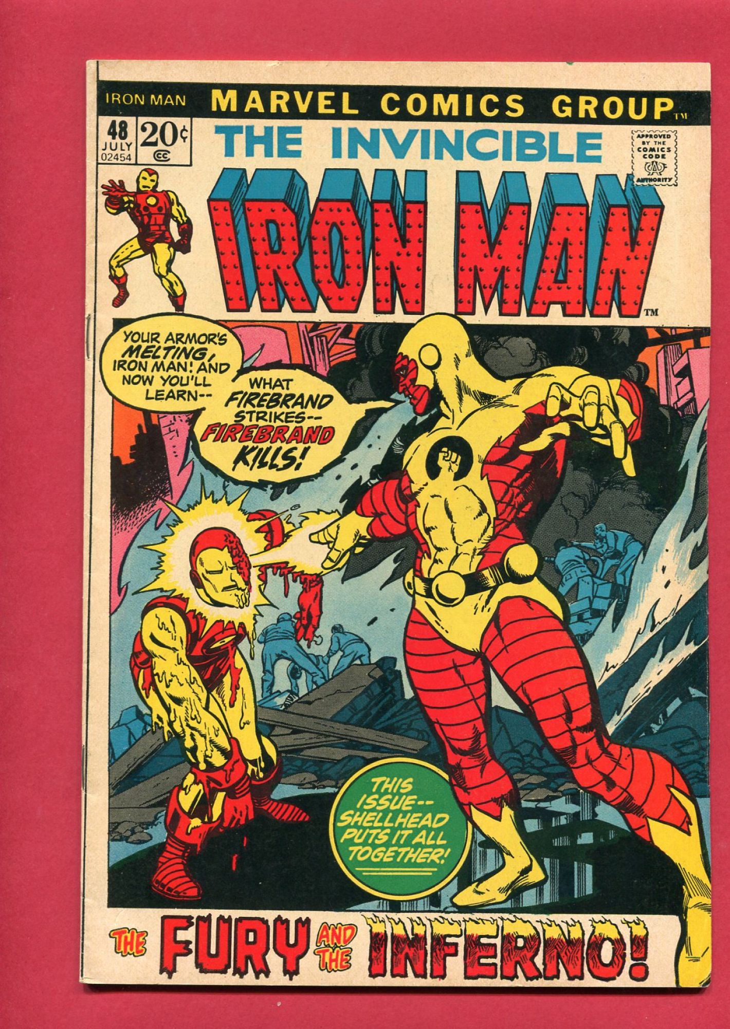Iron Man #48, Jul 1972, 7.0 FN/VF