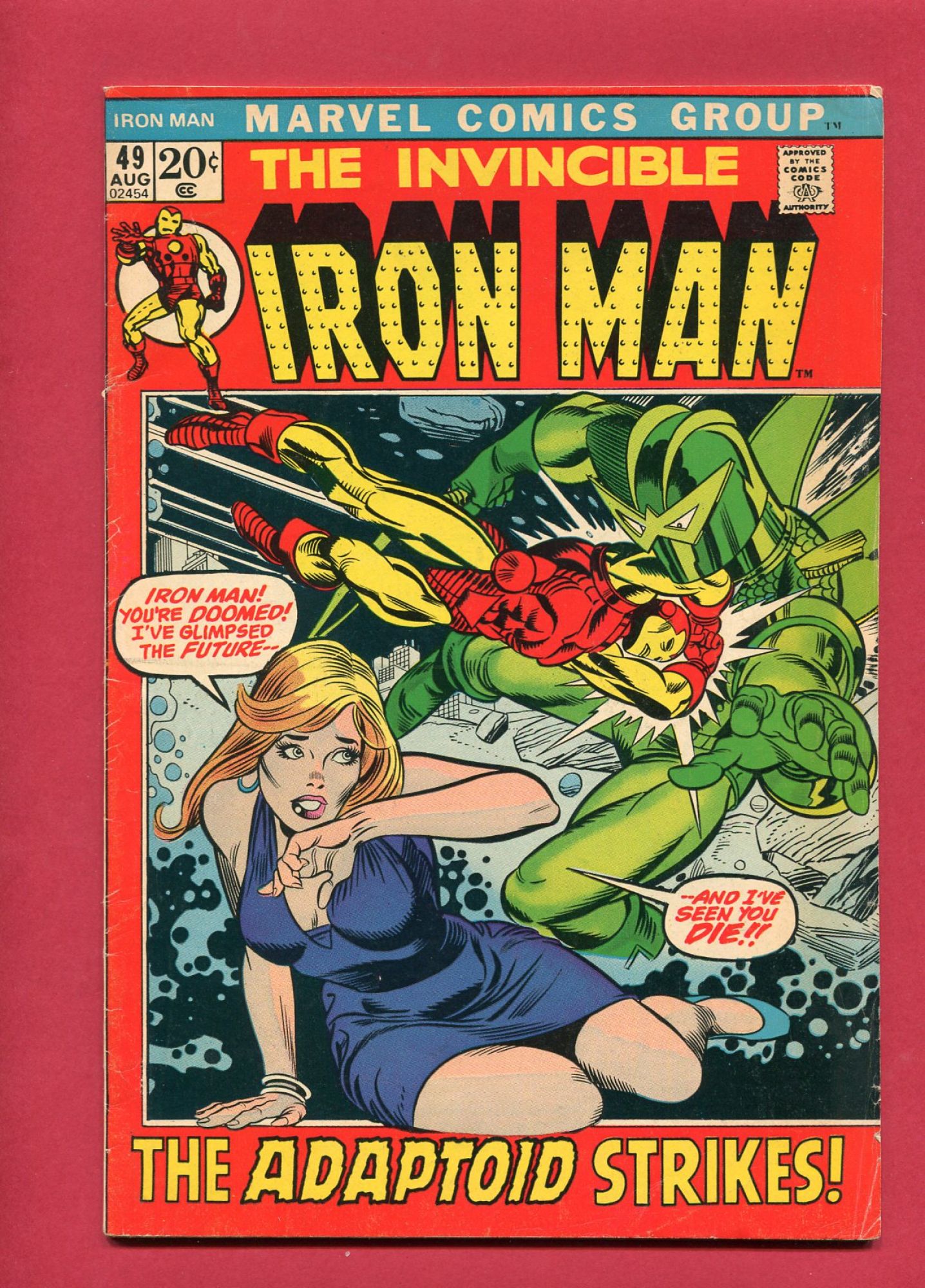 Iron Man #49, Aug 1972, 5.5 FN-