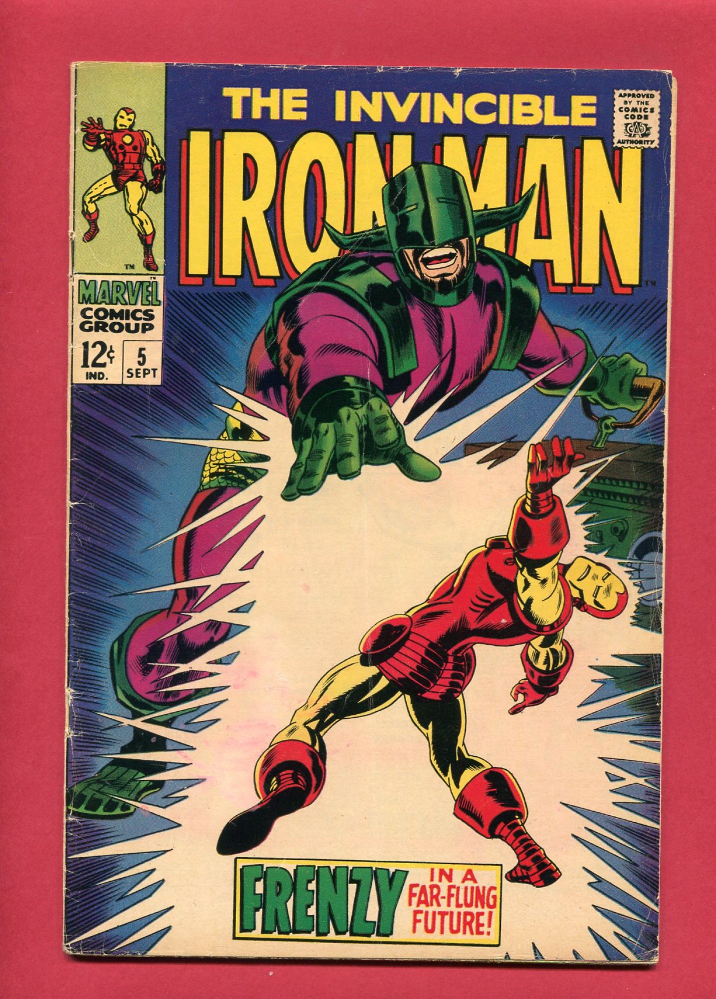 Iron Man #5, Sep 1968, 3.0 GD/VG