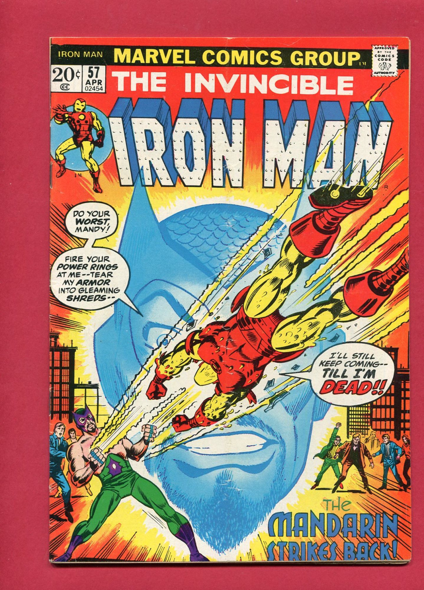 Iron Man #57, Apr 1973, 5.0 VG/FN