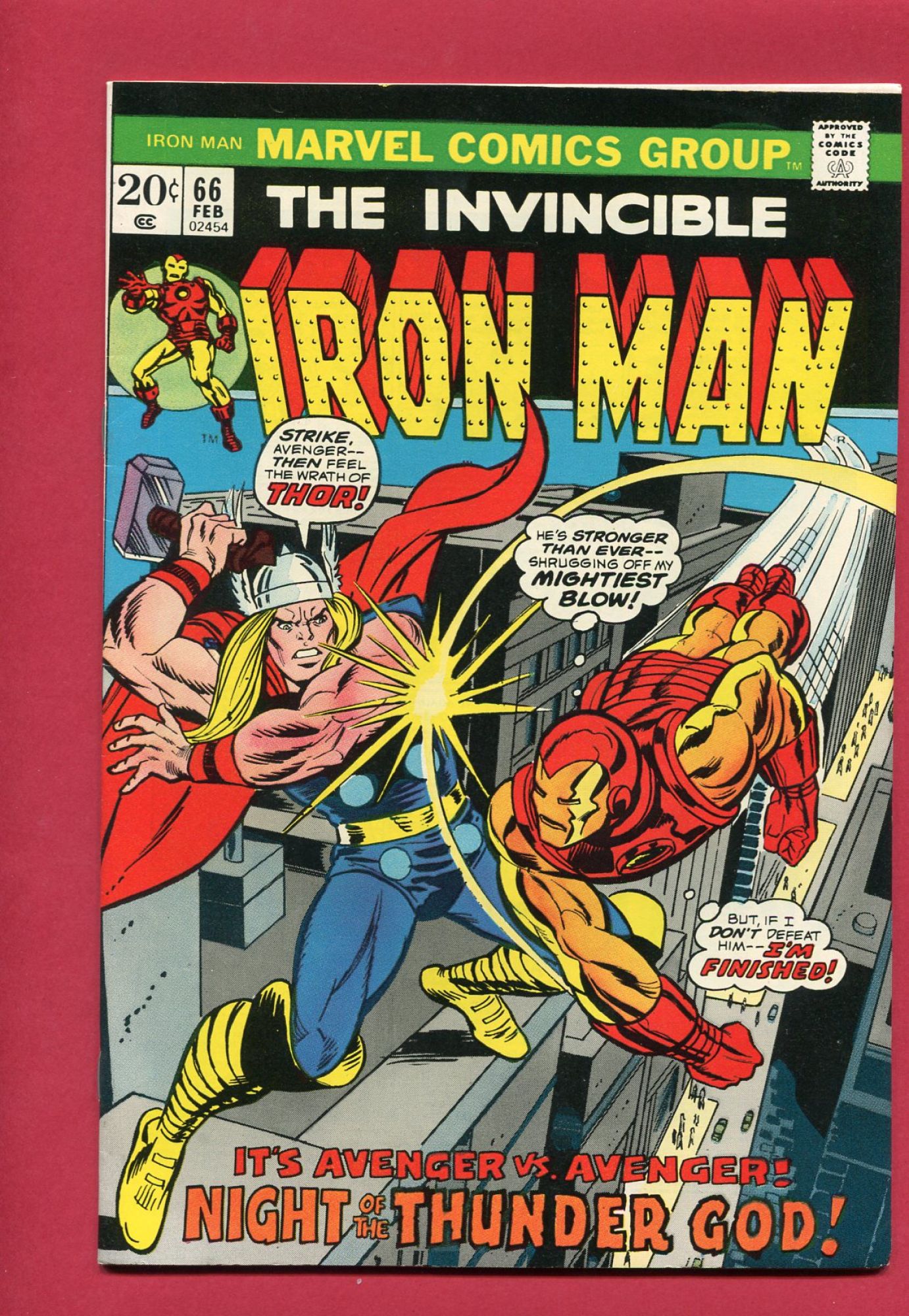 Iron Man #66, Feb 1974, 8.0 VF