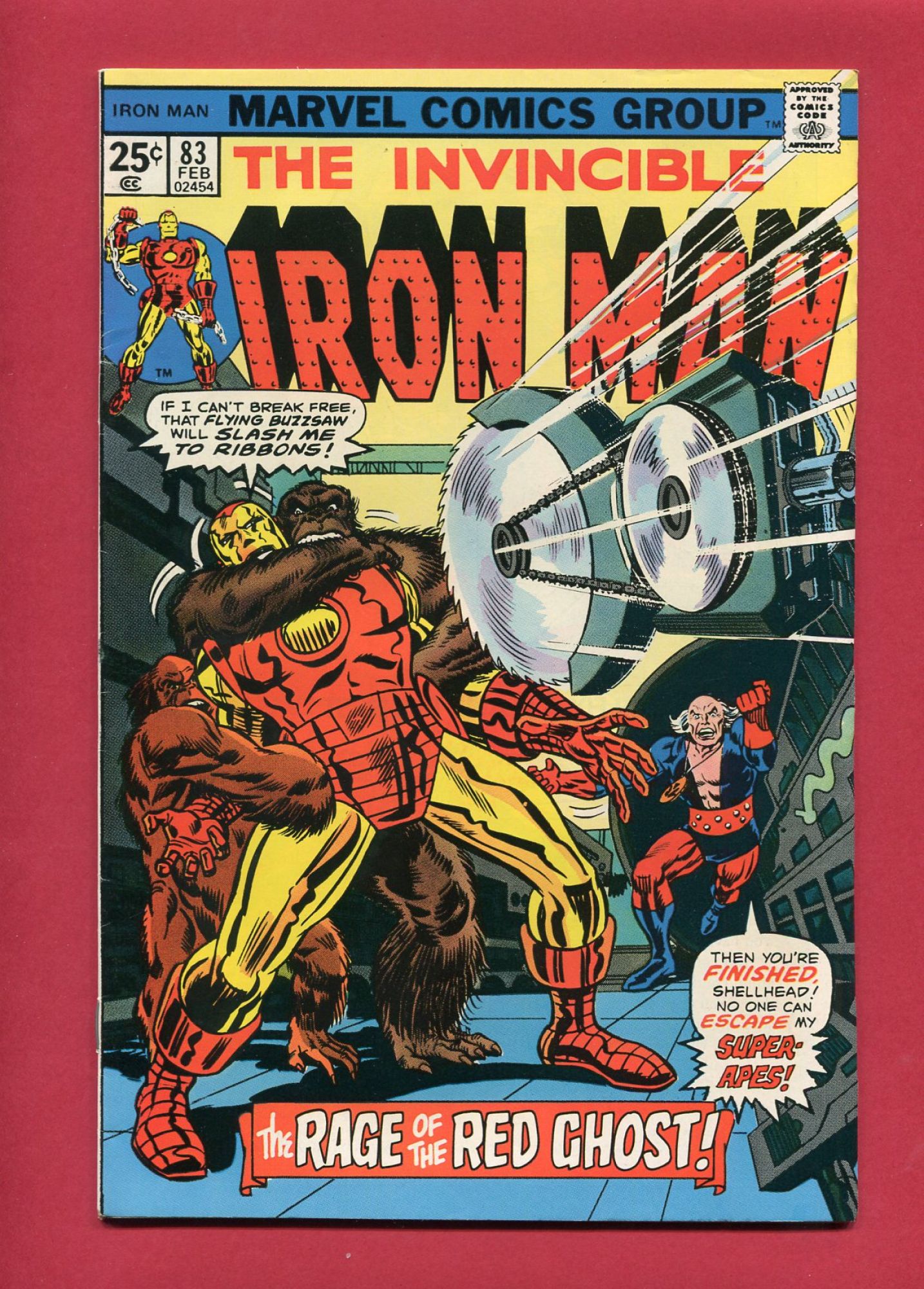 Iron Man #83, Feb 1976, 7.0 FN/VF