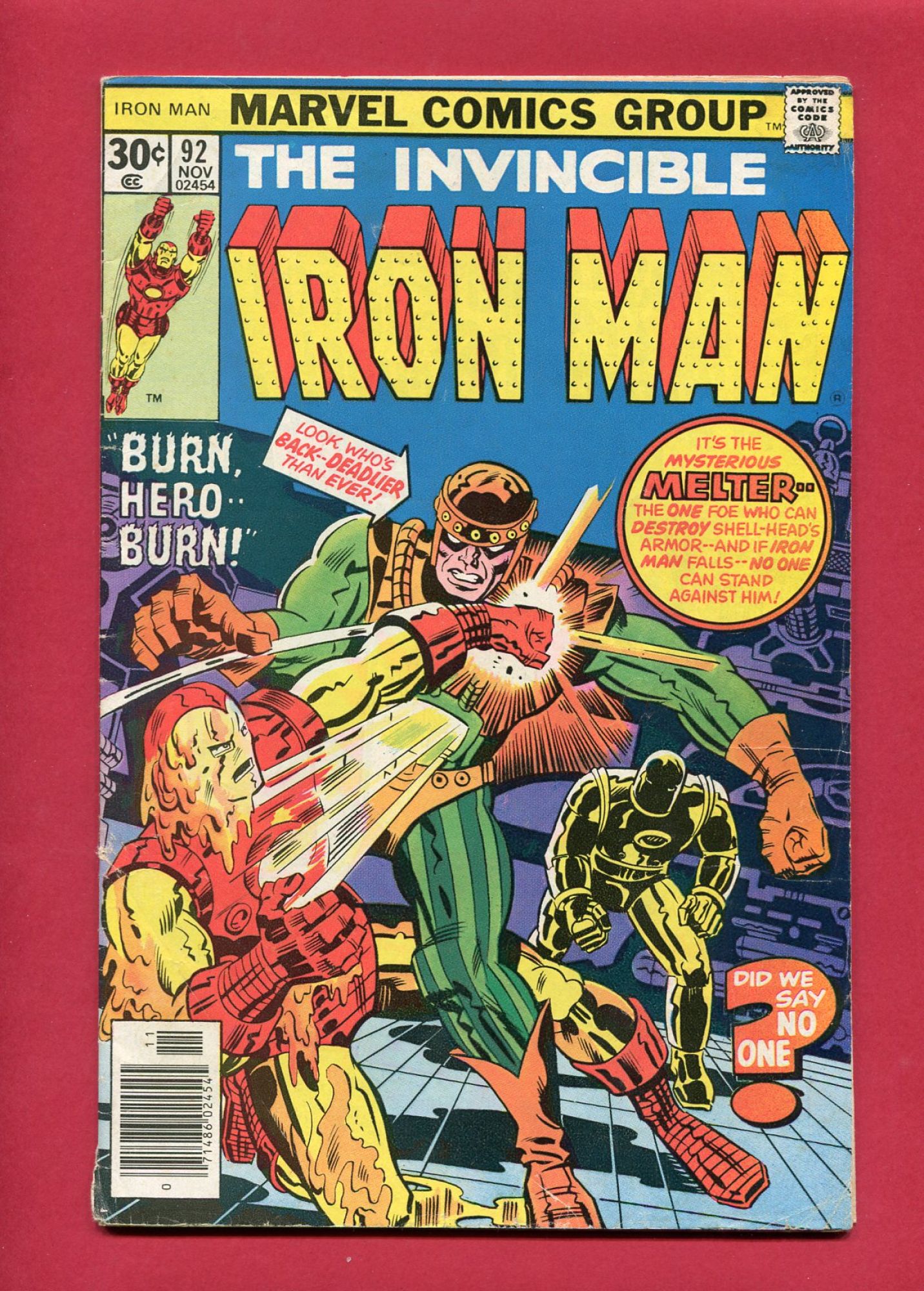Iron Man #92, Nov 1976, 4.5 VG+