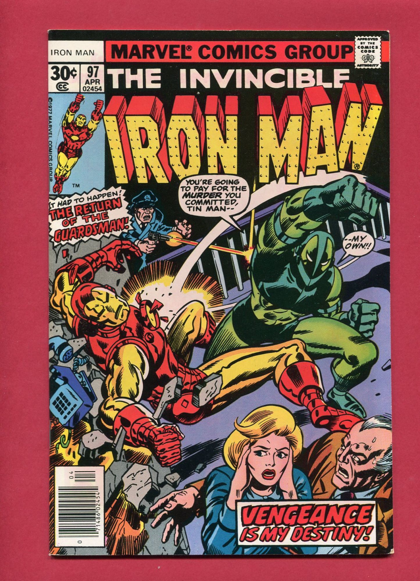 Iron Man #97, Apr 1977, 7.5 VF-