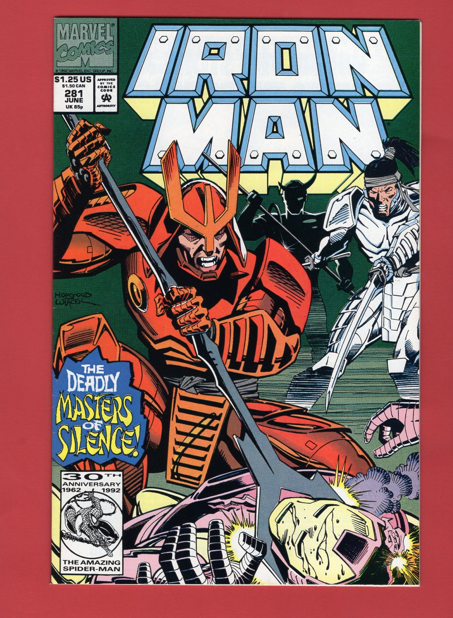 Iron Man #281, Jun 1992, 7.5 VF-