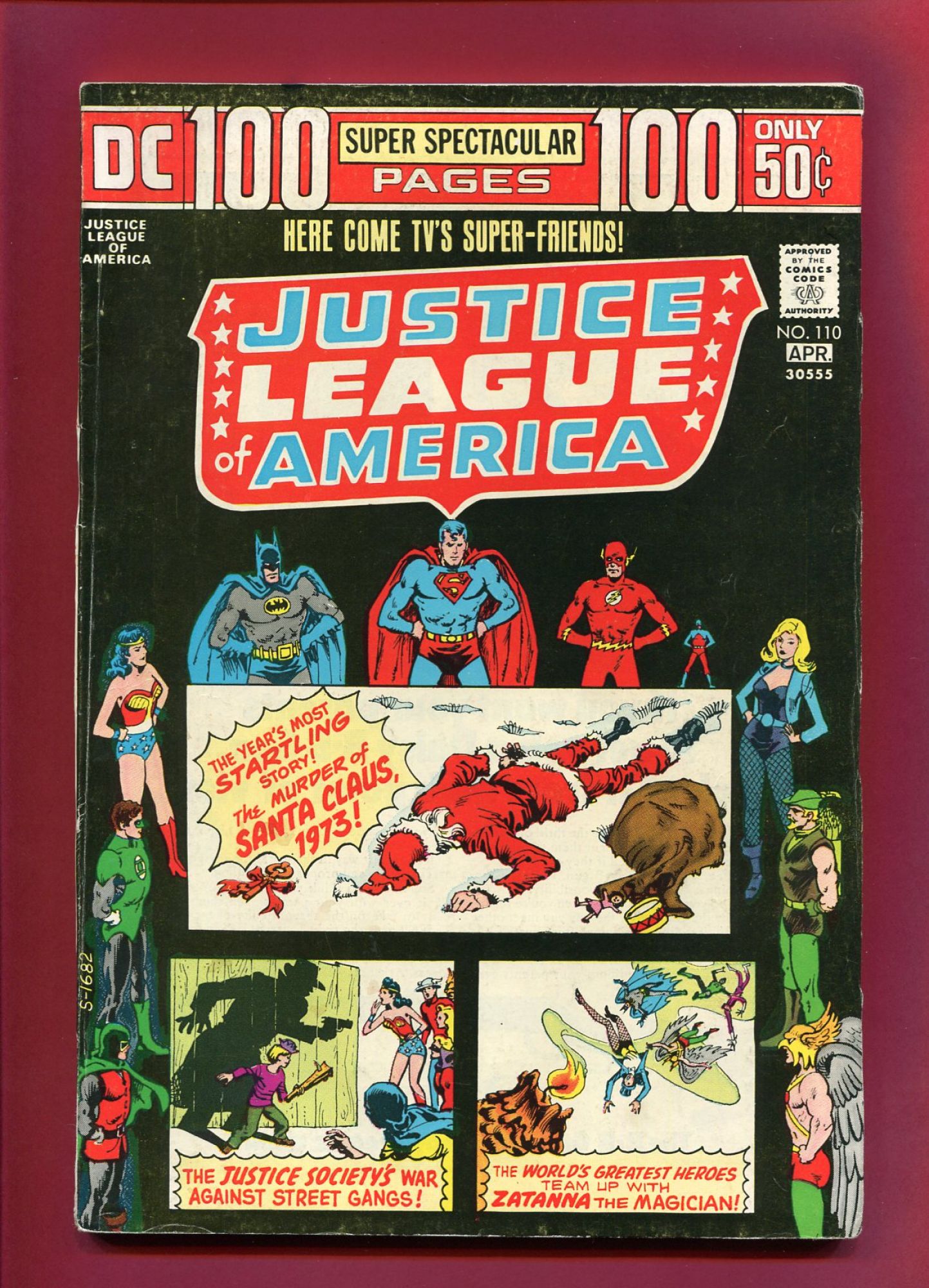 Justice League of America #110, Apr 1974, 5.0 VG/FN