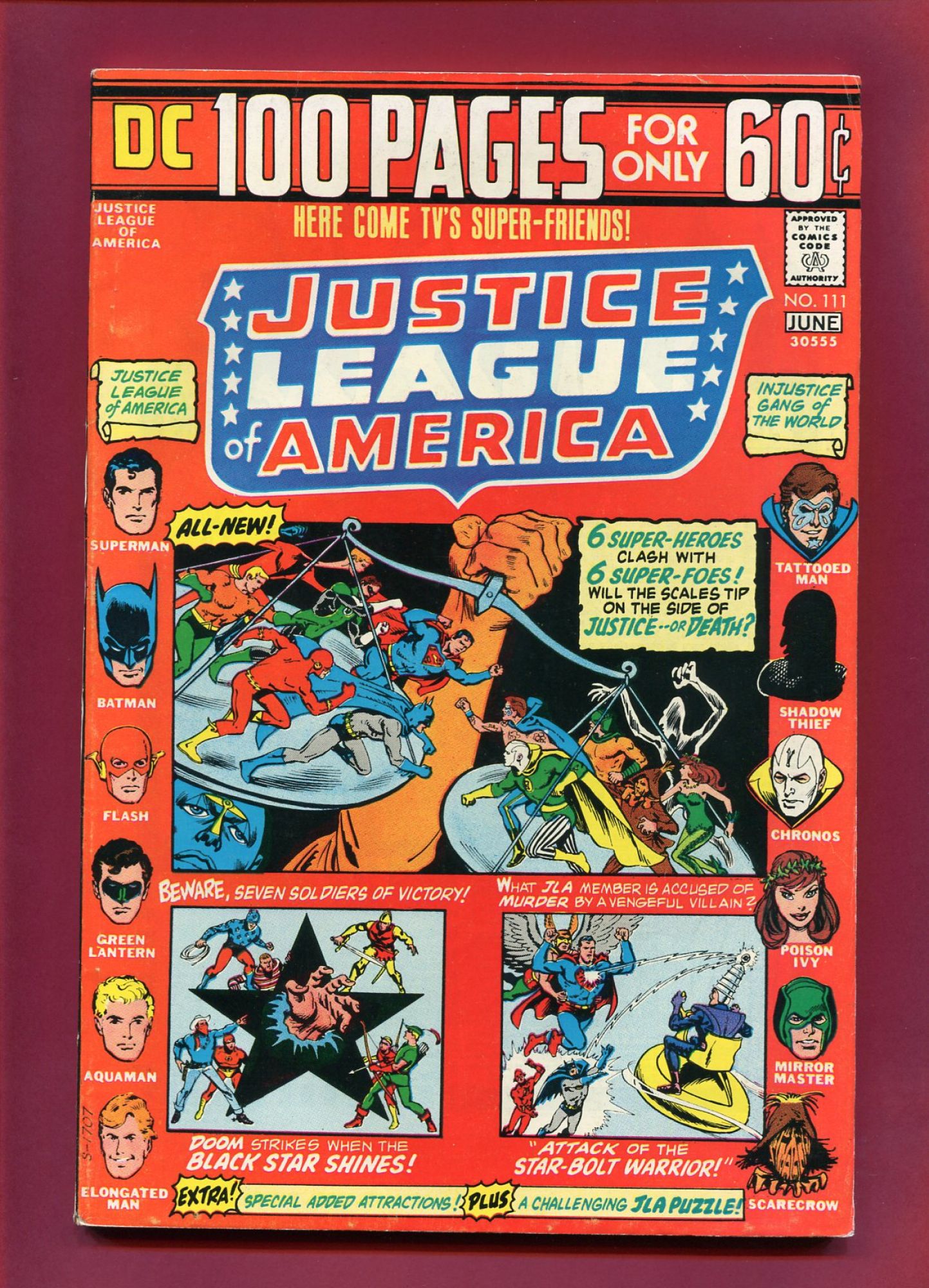 Justice League of America #111, May 1974, 7.0 FN/VF