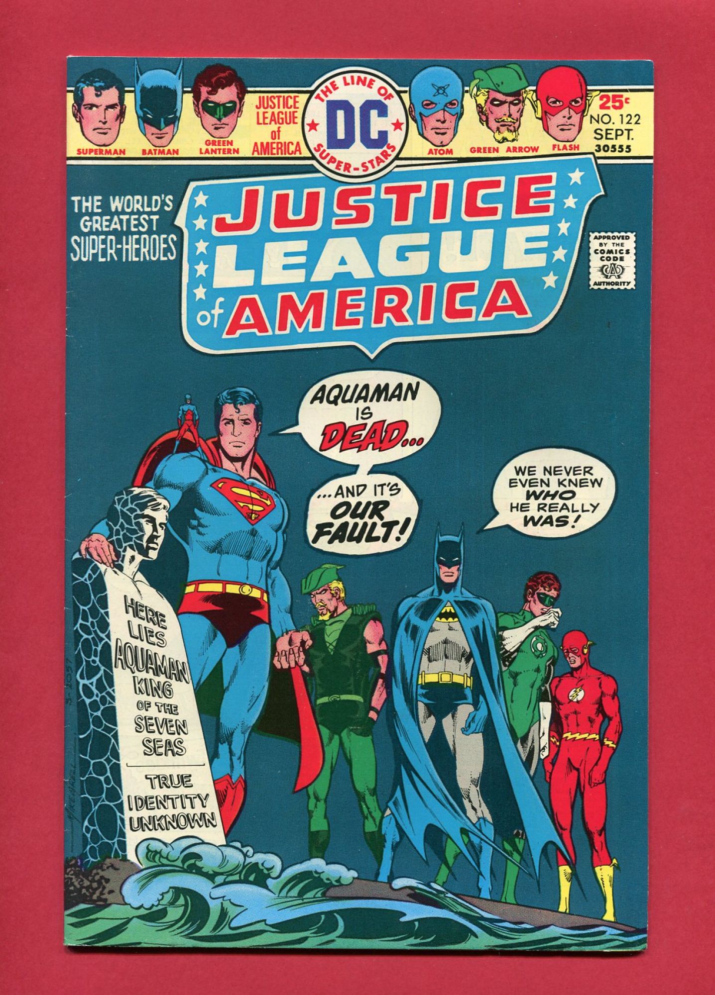 Justice League of America #122, Sep 1975, 7.5 FN/VF
