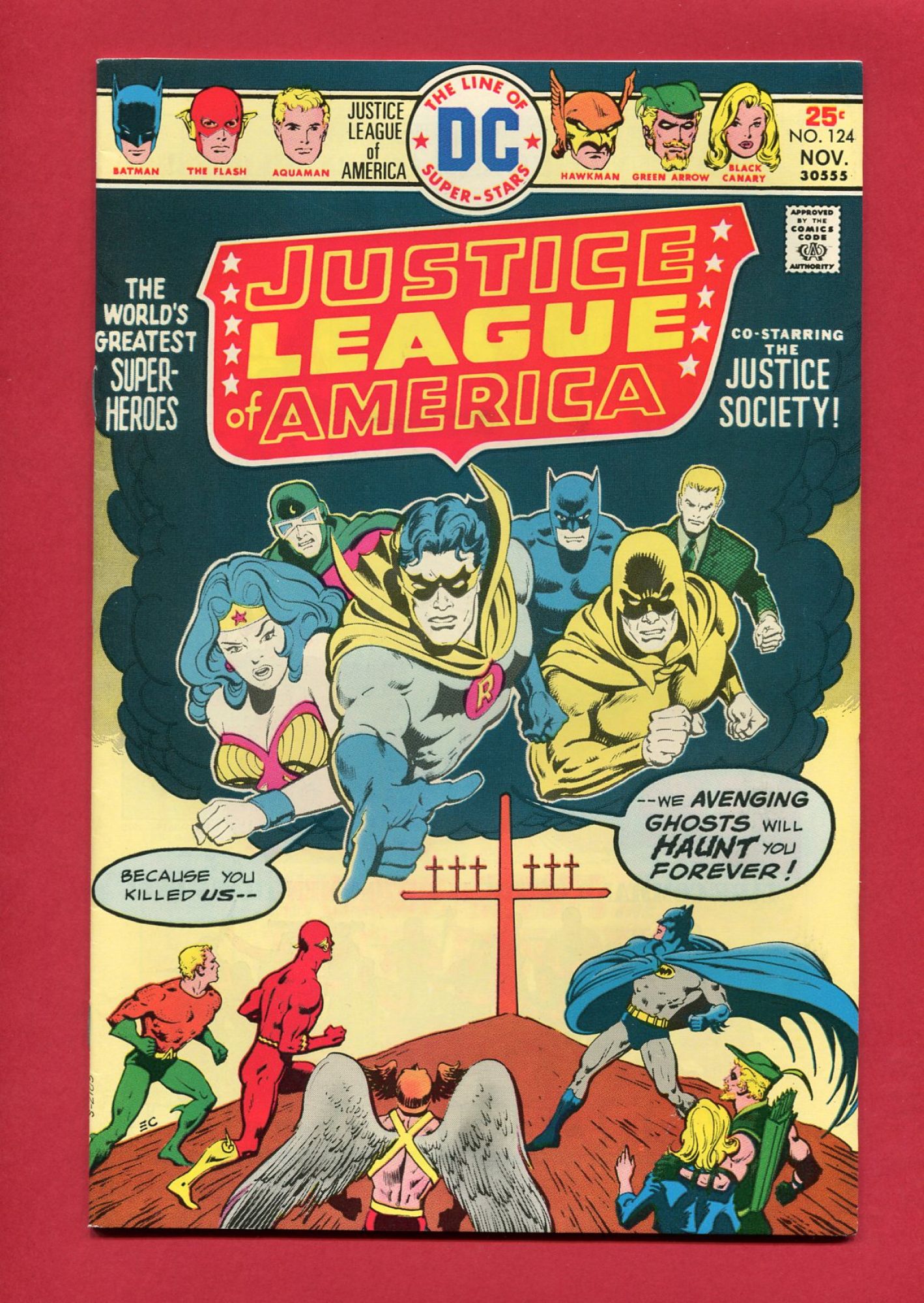 Justice League of America #124, Nov 1975, 8.5 VF+